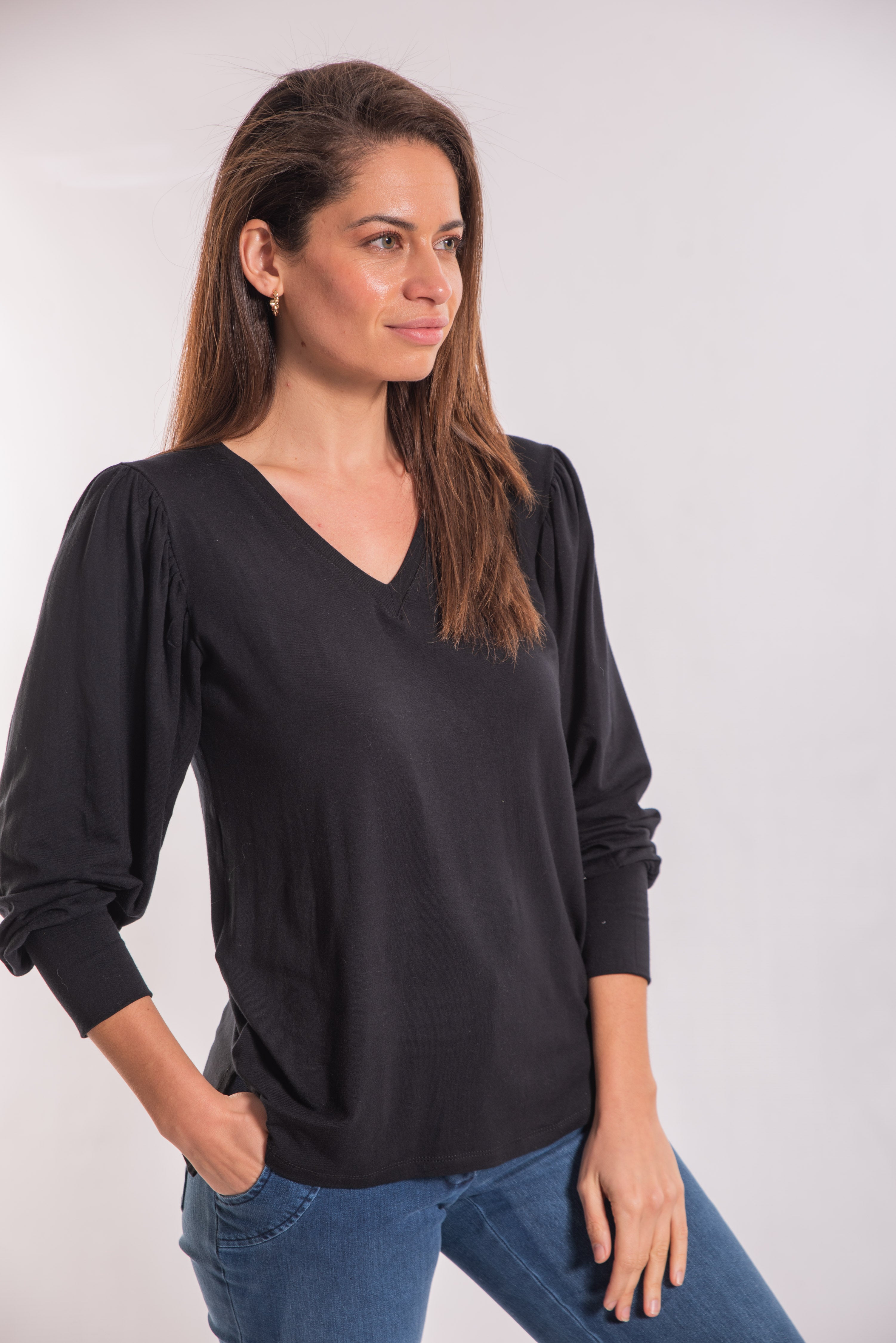 POLERA MANGA GLOBO
