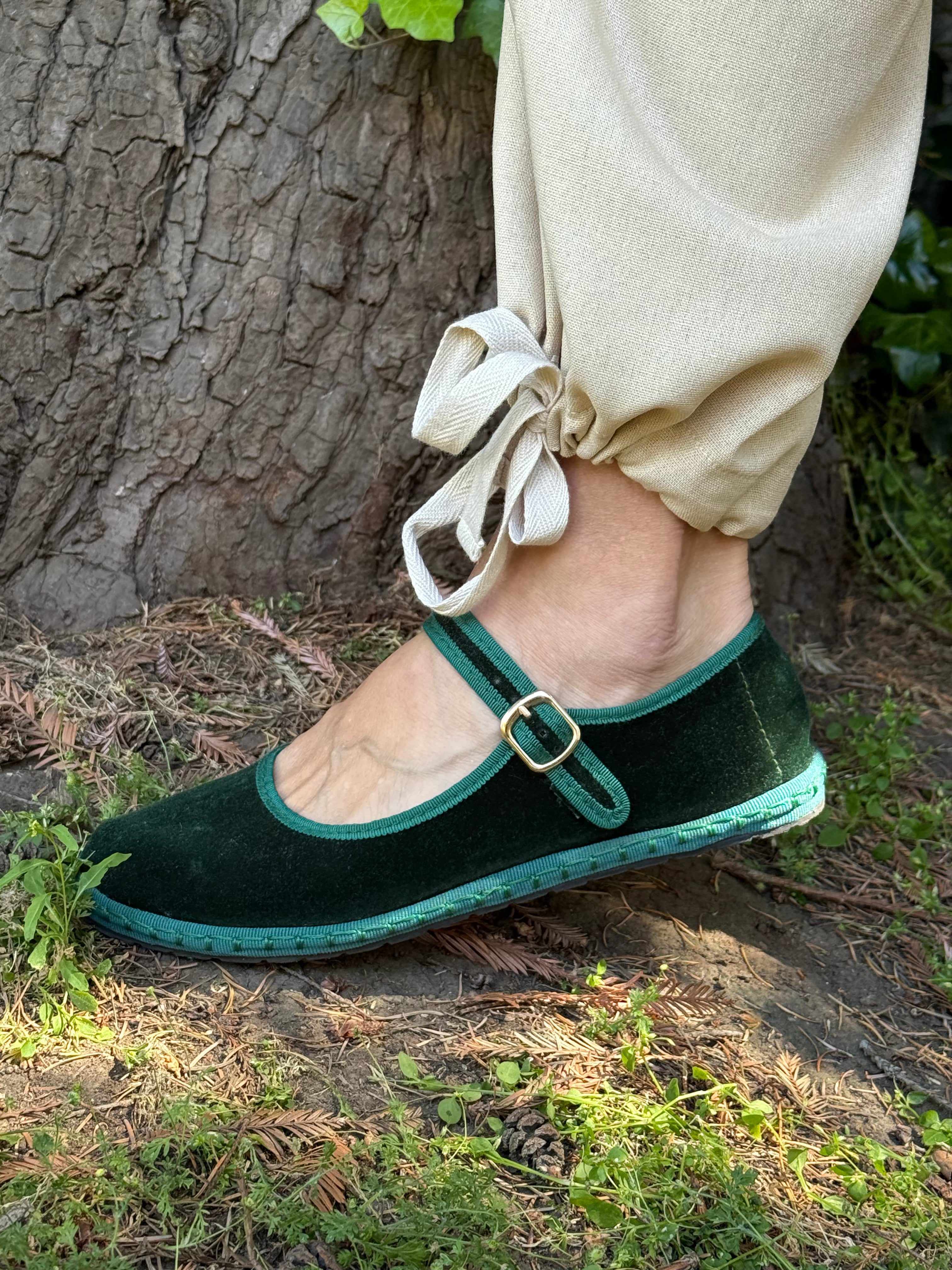 PANTALÓN LINO CARGO BEIGE