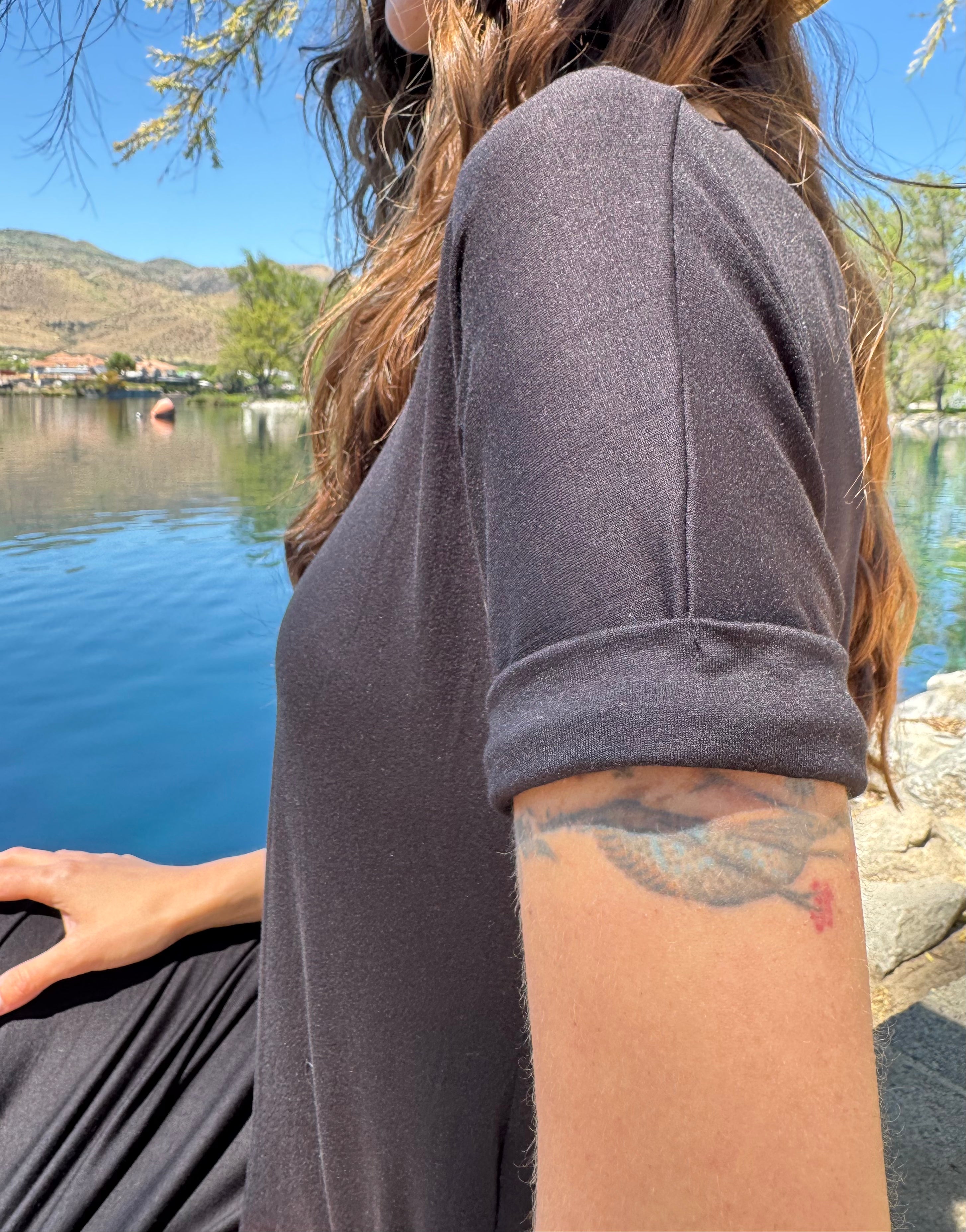 VESTIDO FLORIANÁPOLIS NEGRO