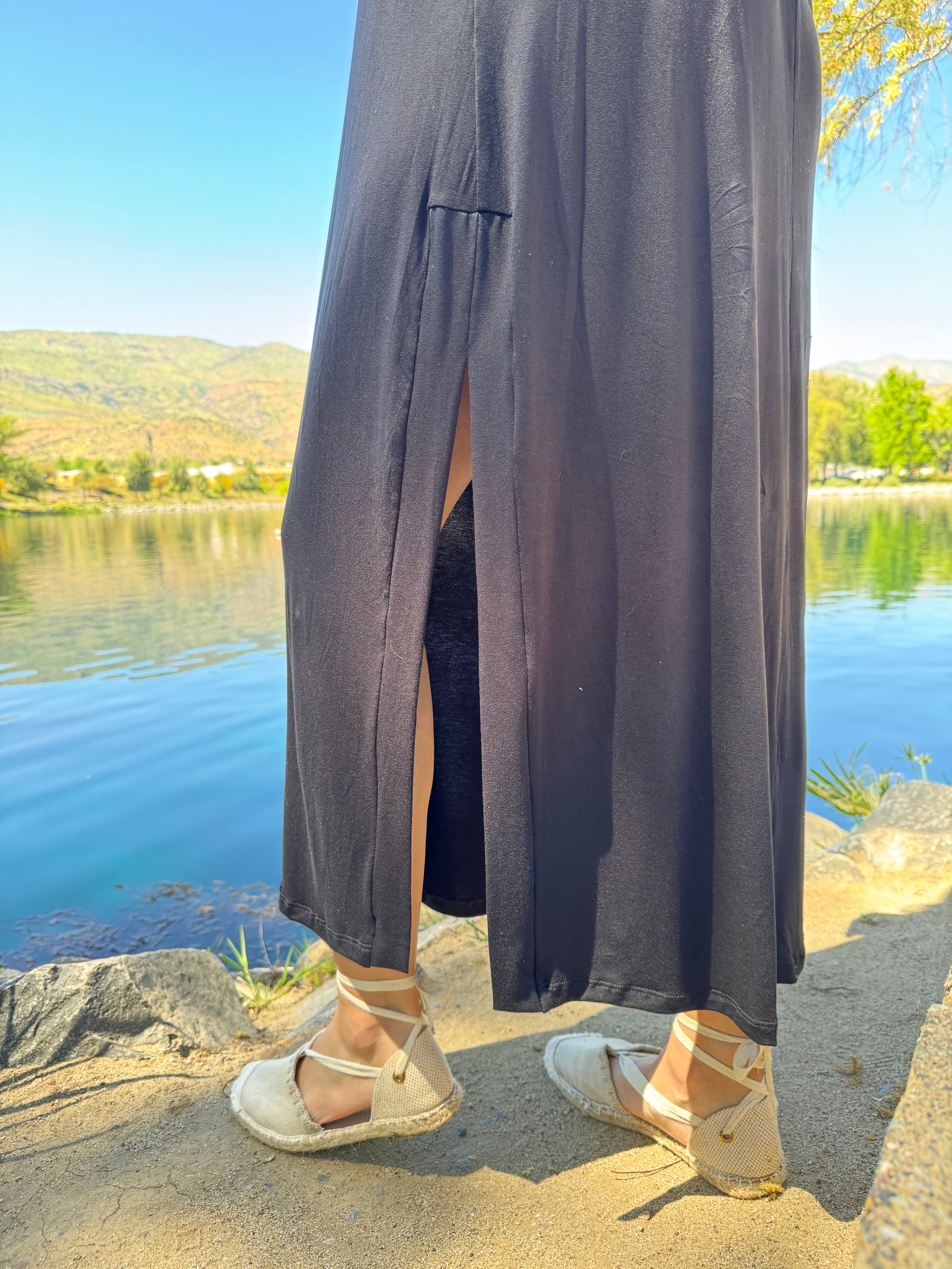 VESTIDO FLORIANÁPOLIS NEGRO