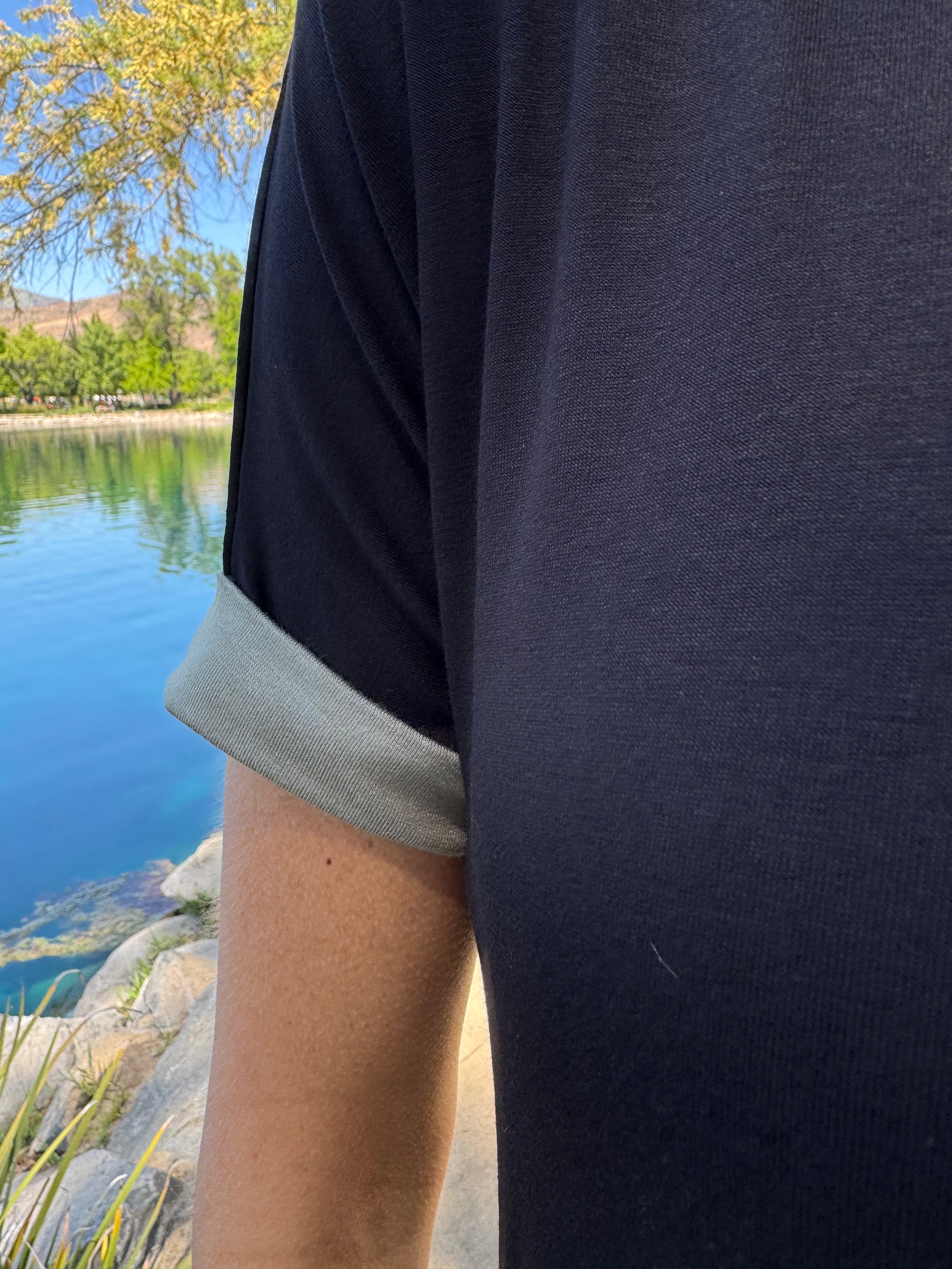 VESTIDO FLORIANÁPOLIS NEGRO MUSGO