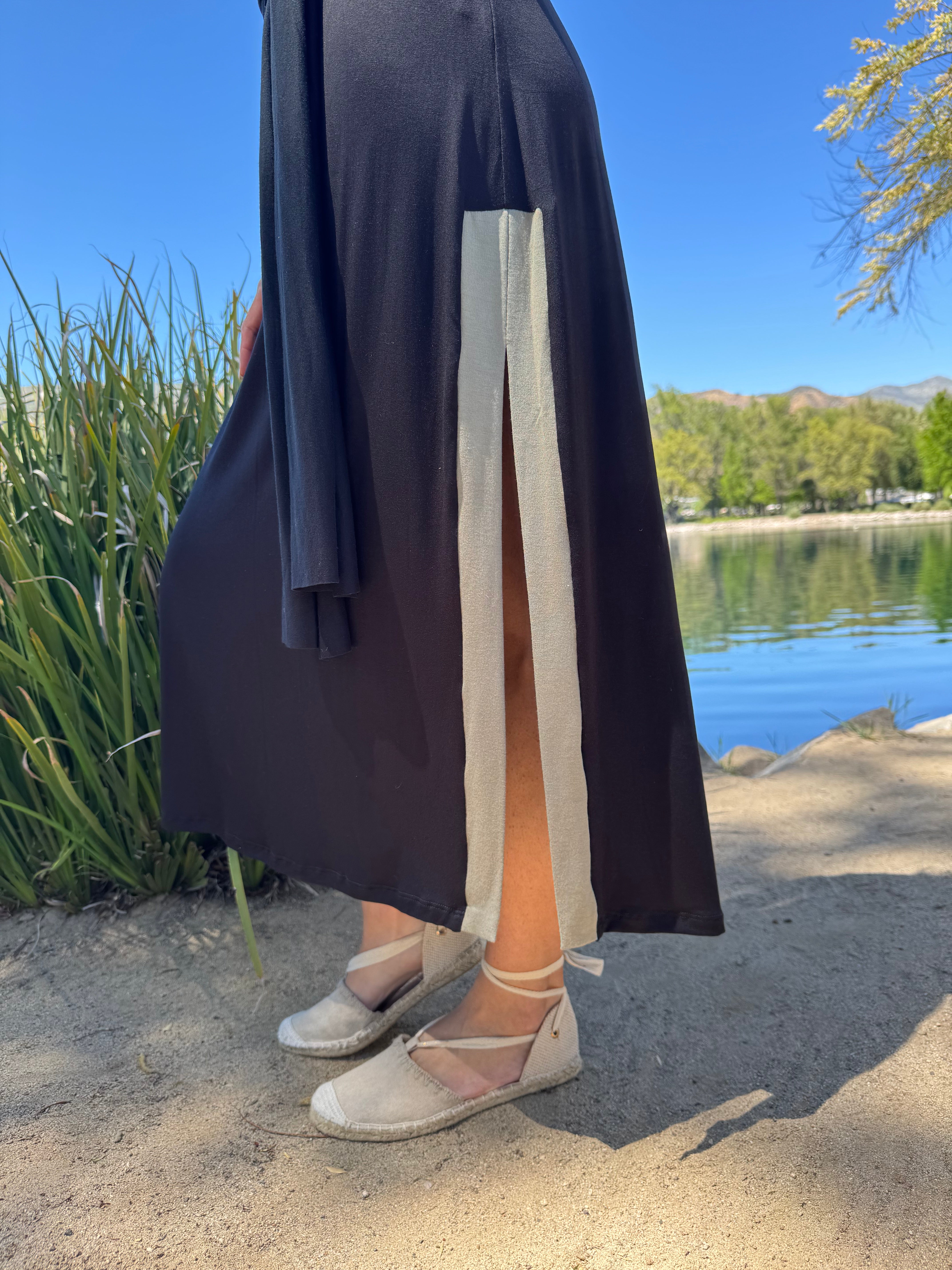 VESTIDO FLORIANÁPOLIS NEGRO MUSGO