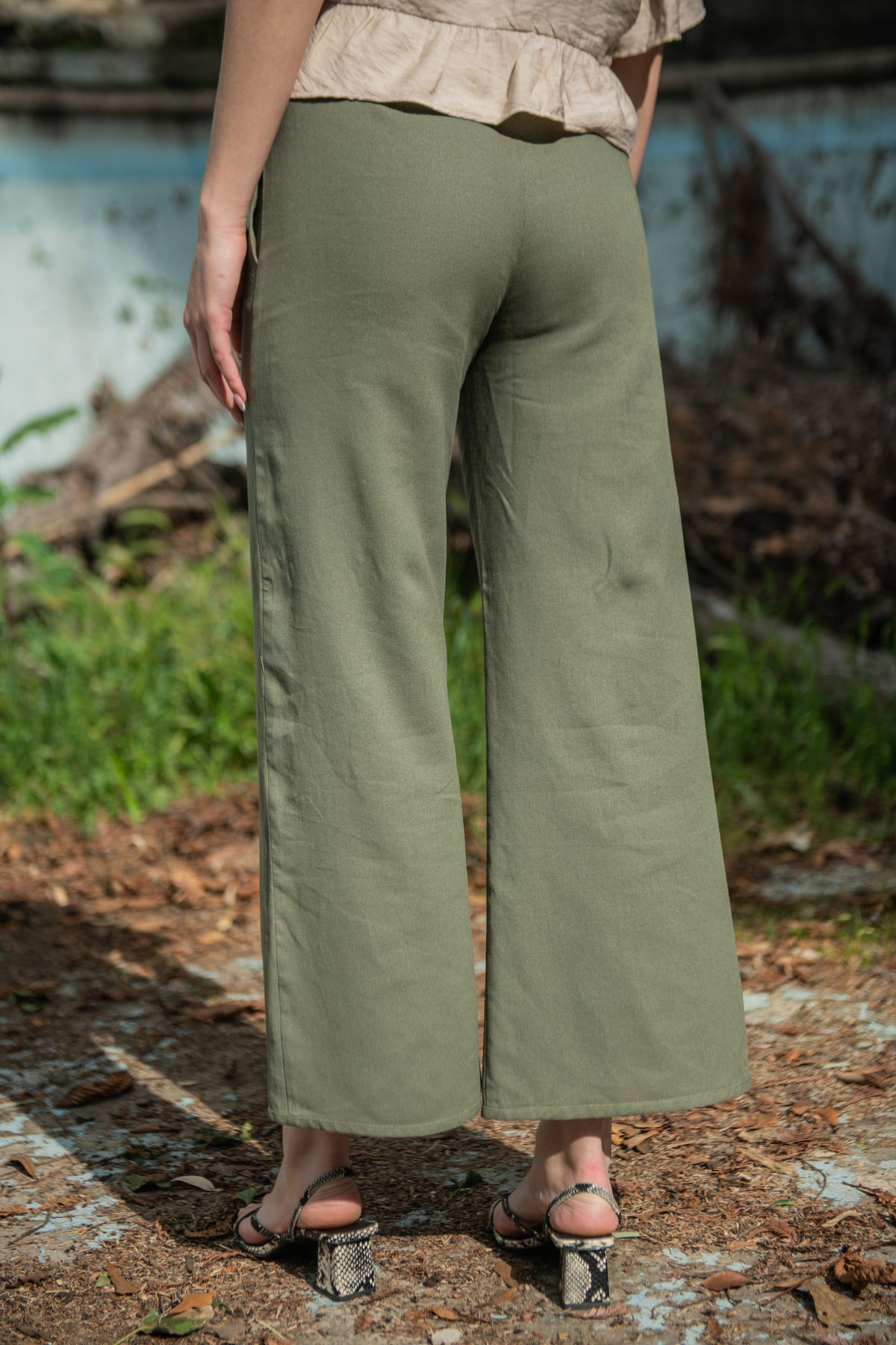 PANTALÓN LINO BEA MUSGO
