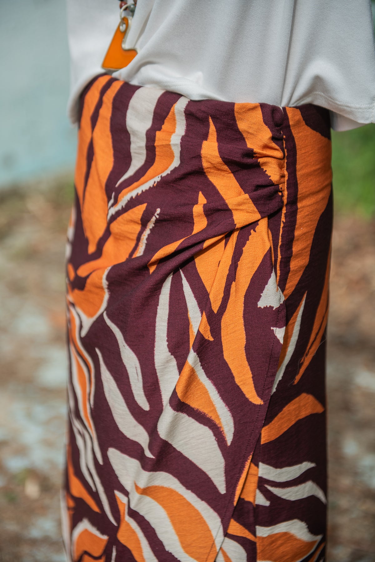 POLLERA DOMINGA NARANJO