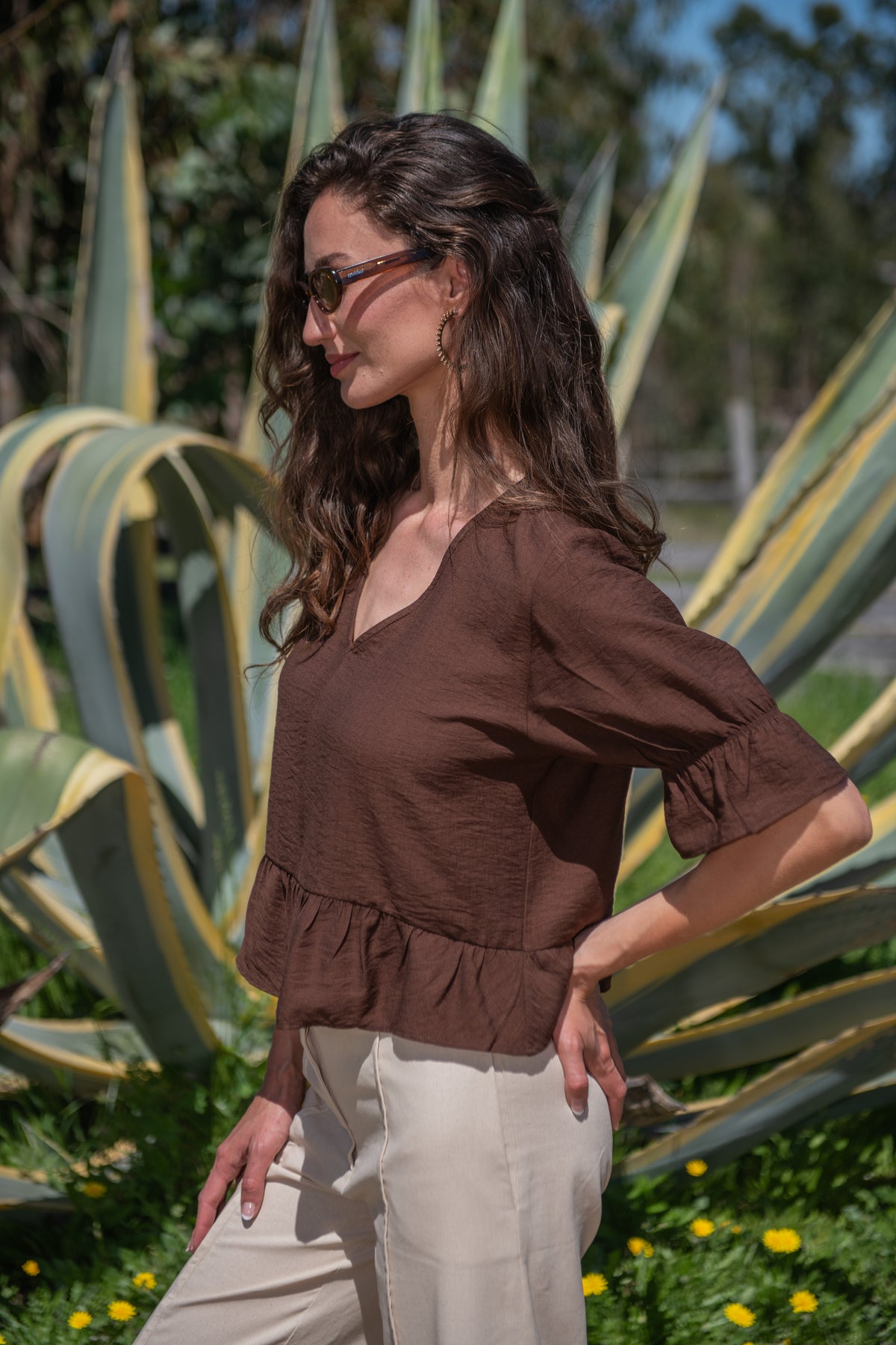 BLUSA MALLORCA CAFÉ