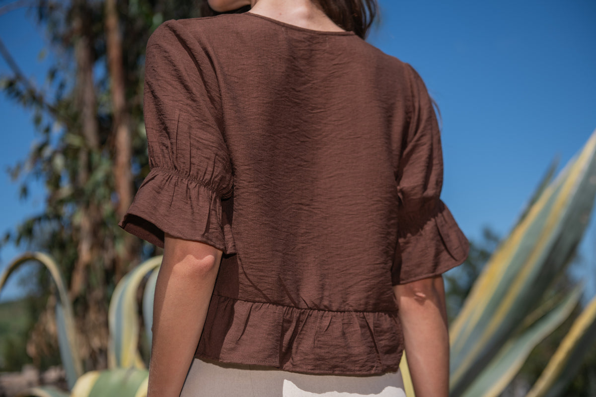 BLUSA MALLORCA CAFÉ