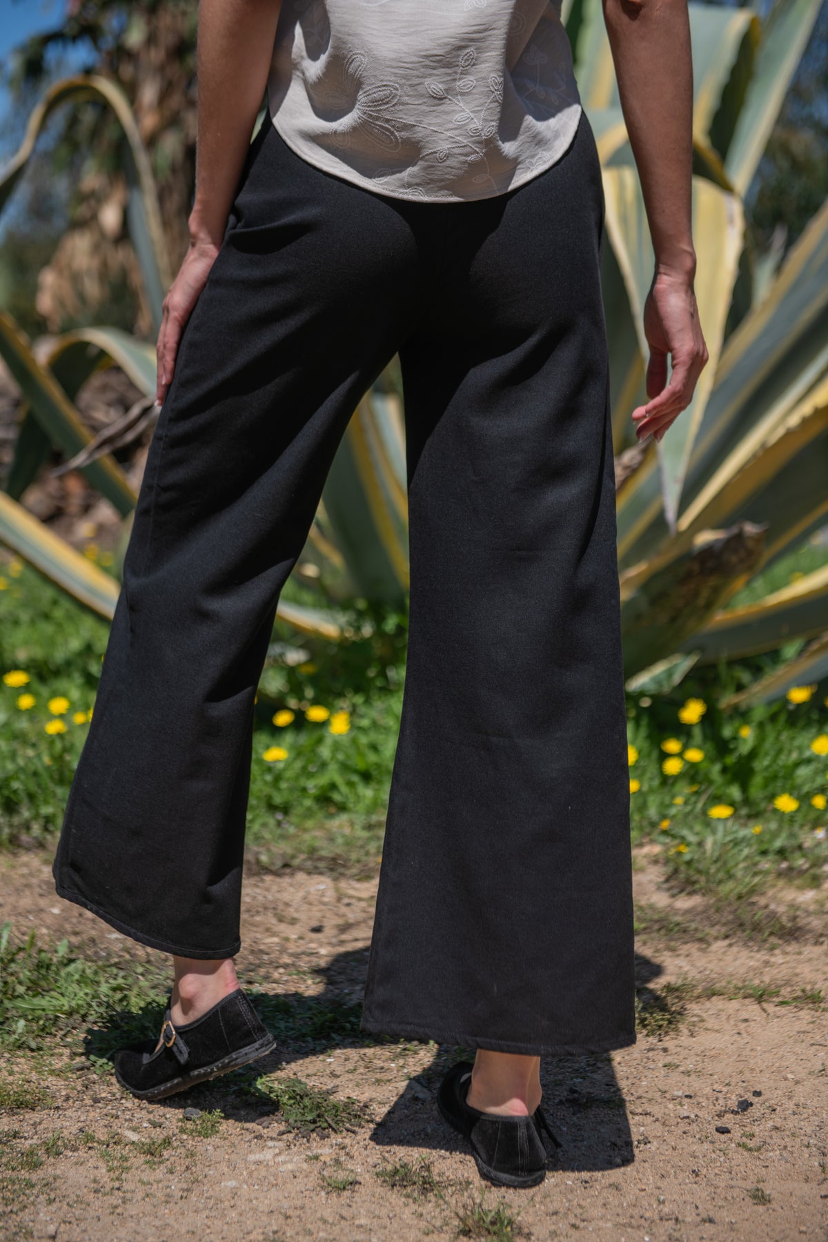 PANTALÓN LINO BEA NEGRO
