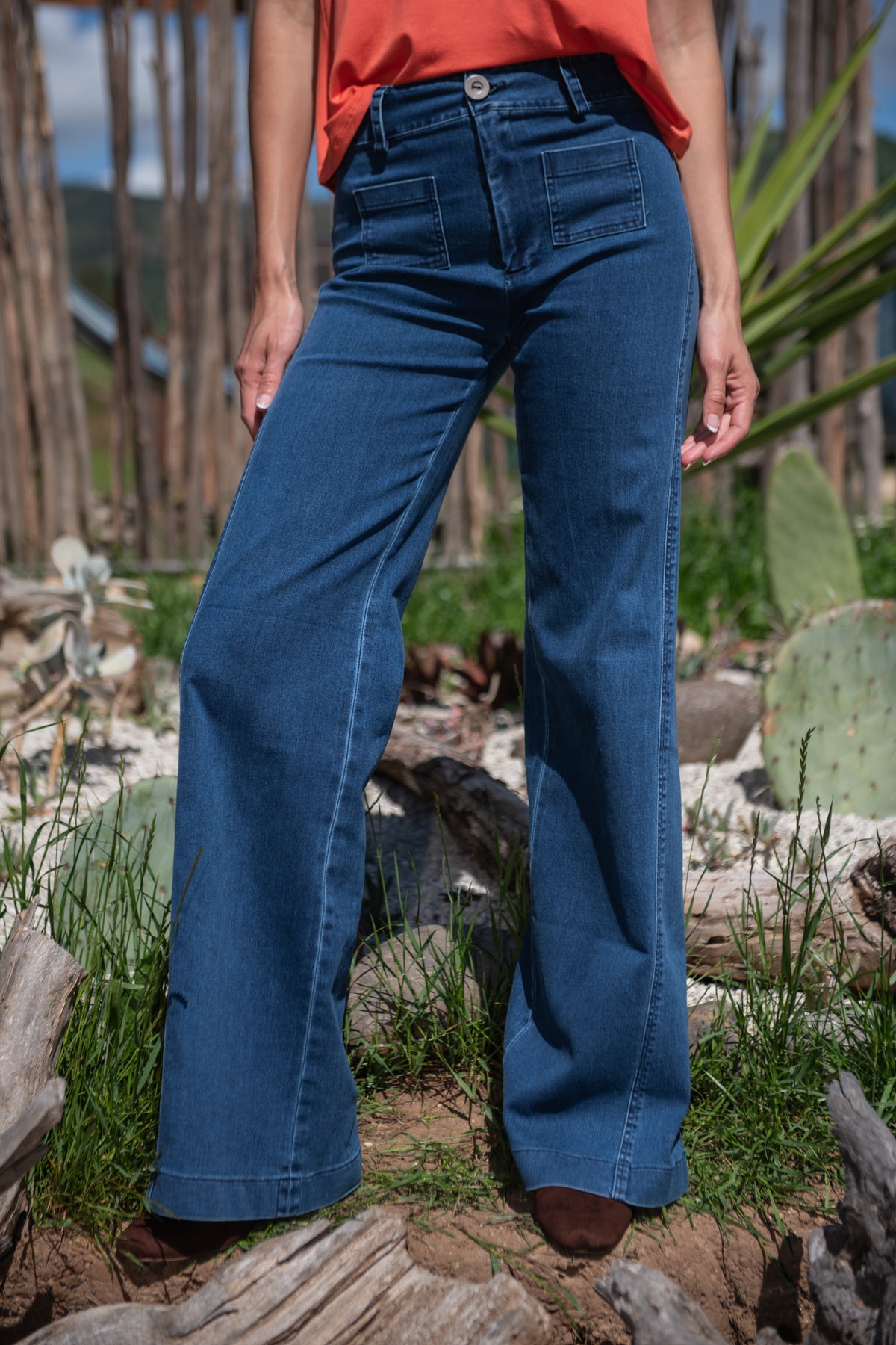 JEANS BOLSILLO AZUL