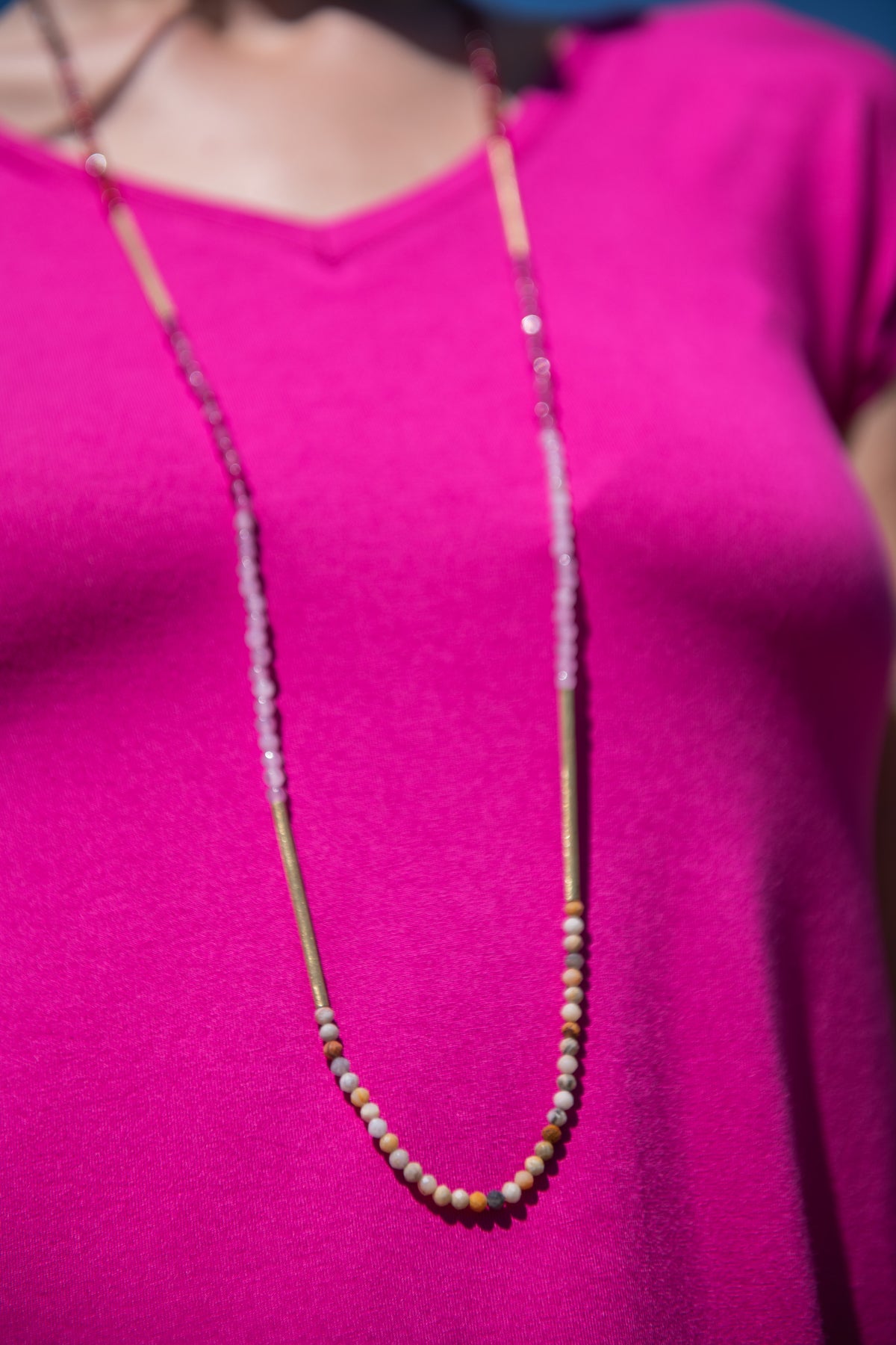 COLLAR TUBO BRONCE