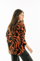POLERA CARO ESTAMPADA
