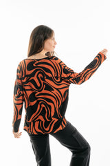 POLERA CARO ESTAMPADA