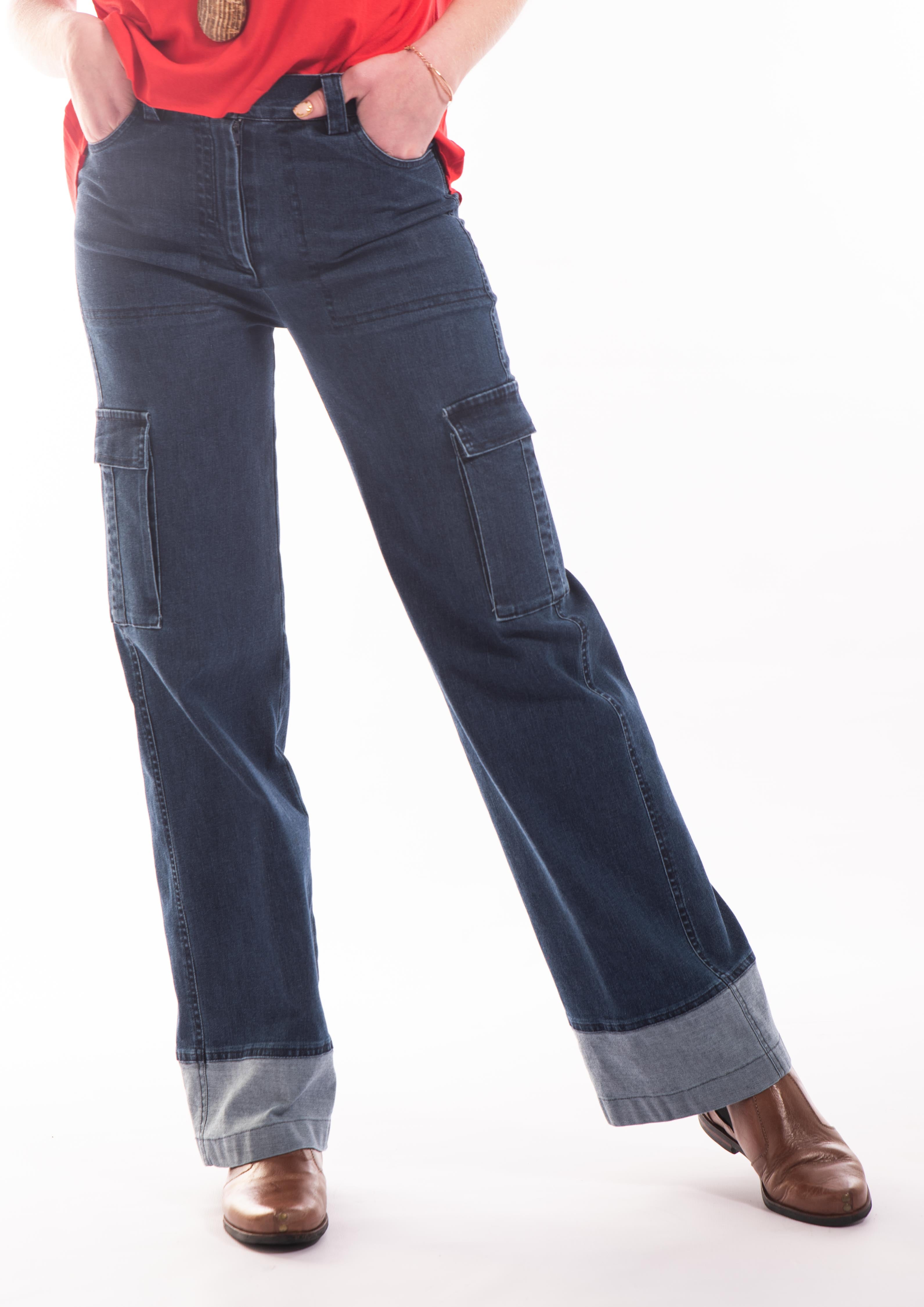 PANTALON JEANS CARGO