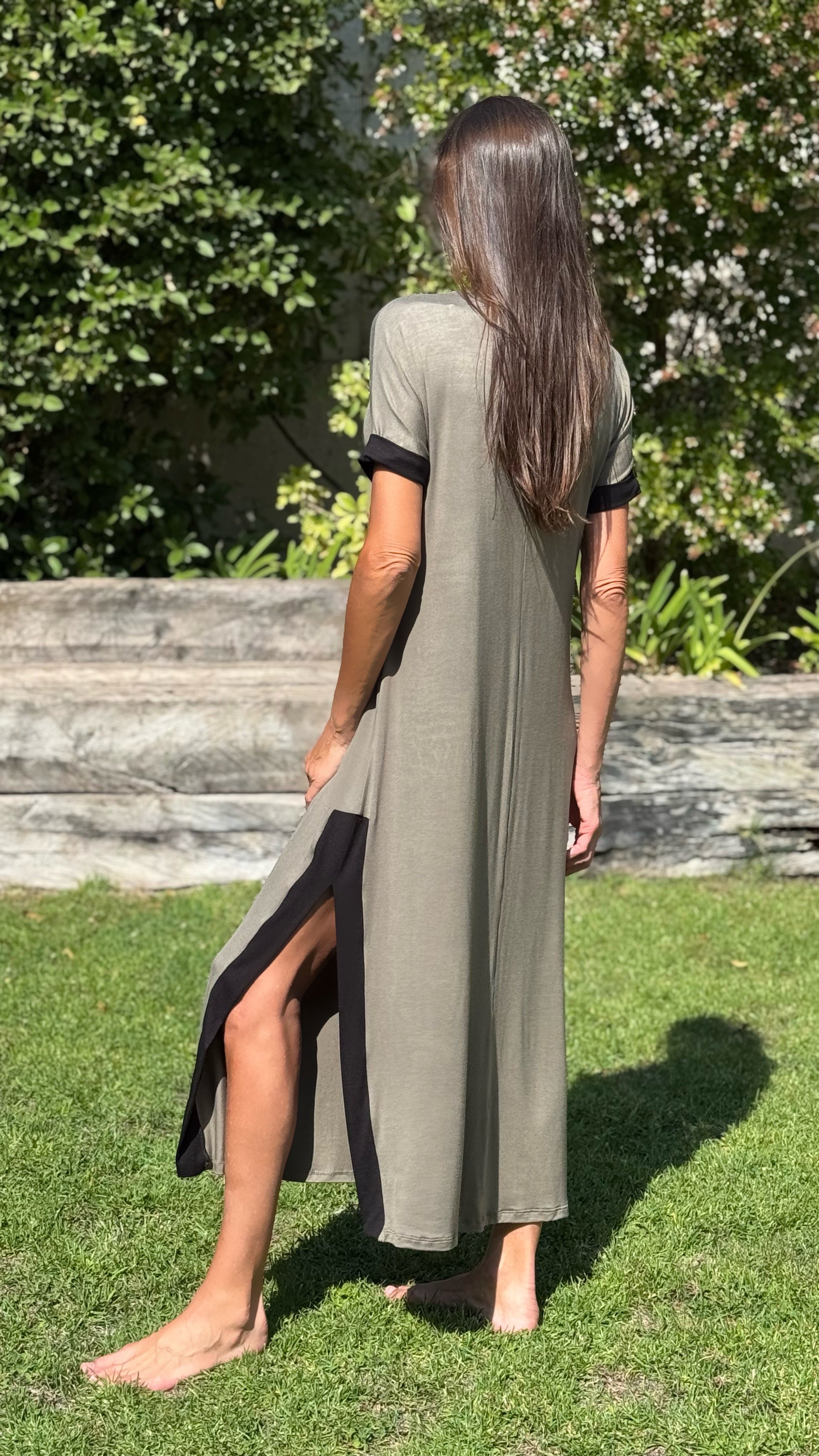 VESTIDO FLORIANÁPOLIS MUSGO NEGRO