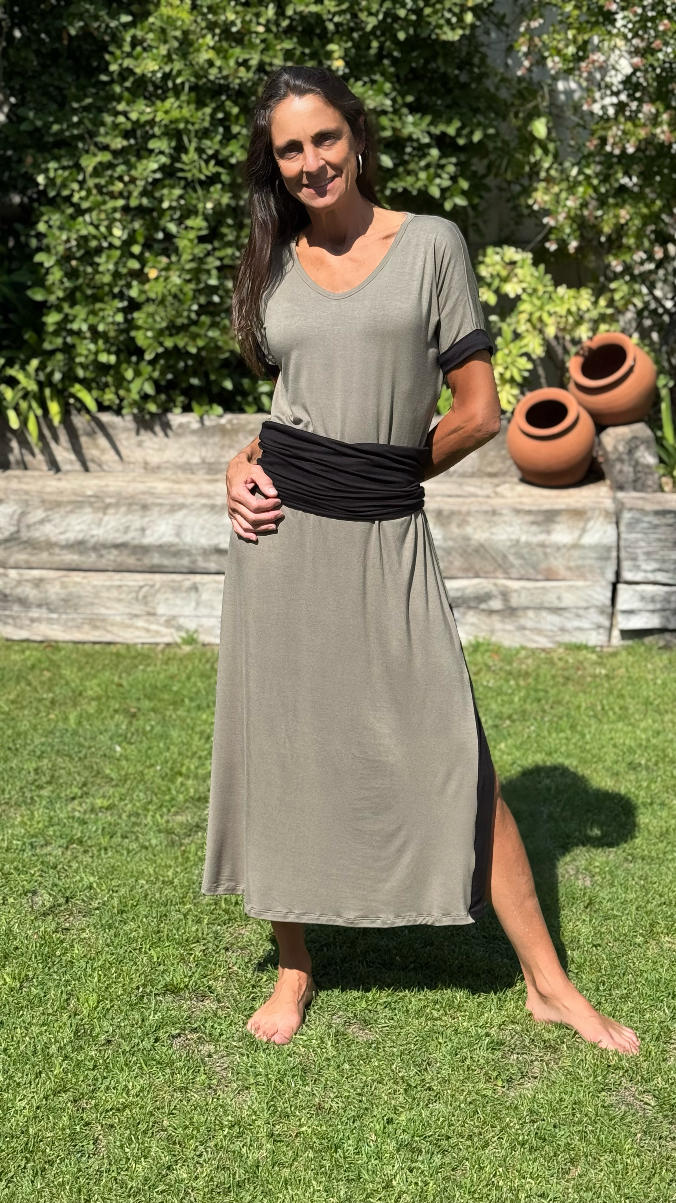 VESTIDO FLORIANÁPOLIS MUSGO NEGRO