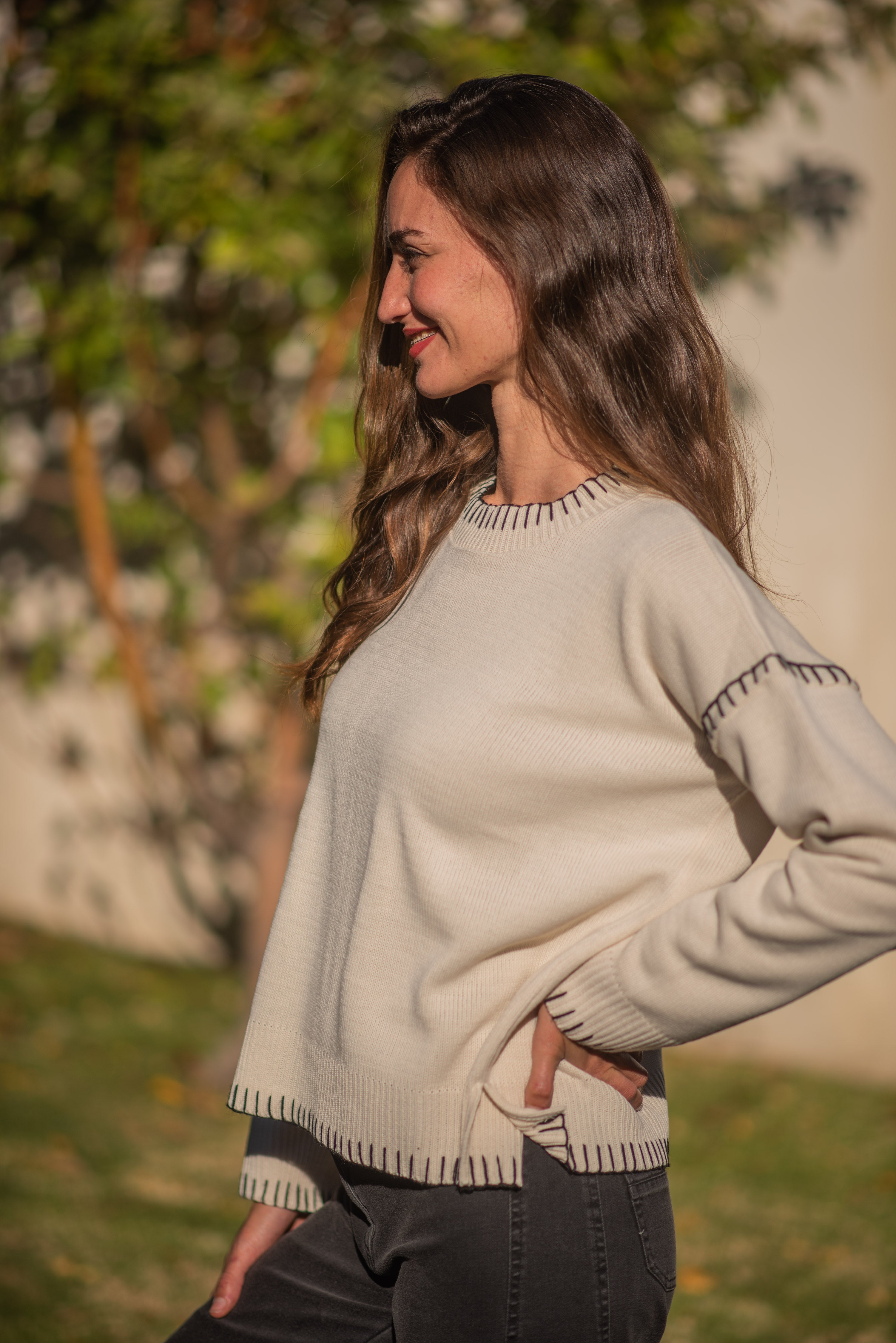 SWEATER PESPUNTE