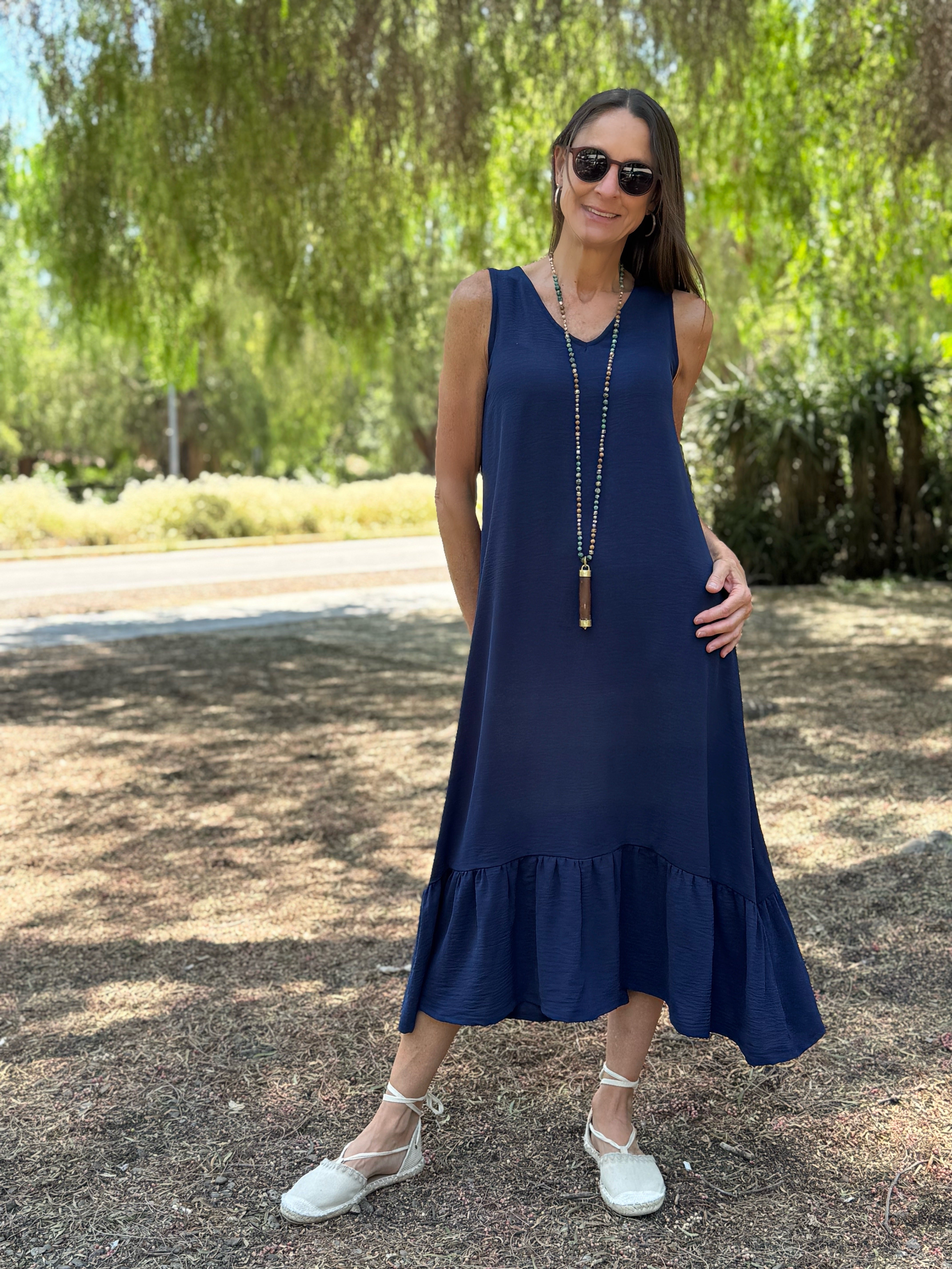 VESTIDO MARCELA AZUL