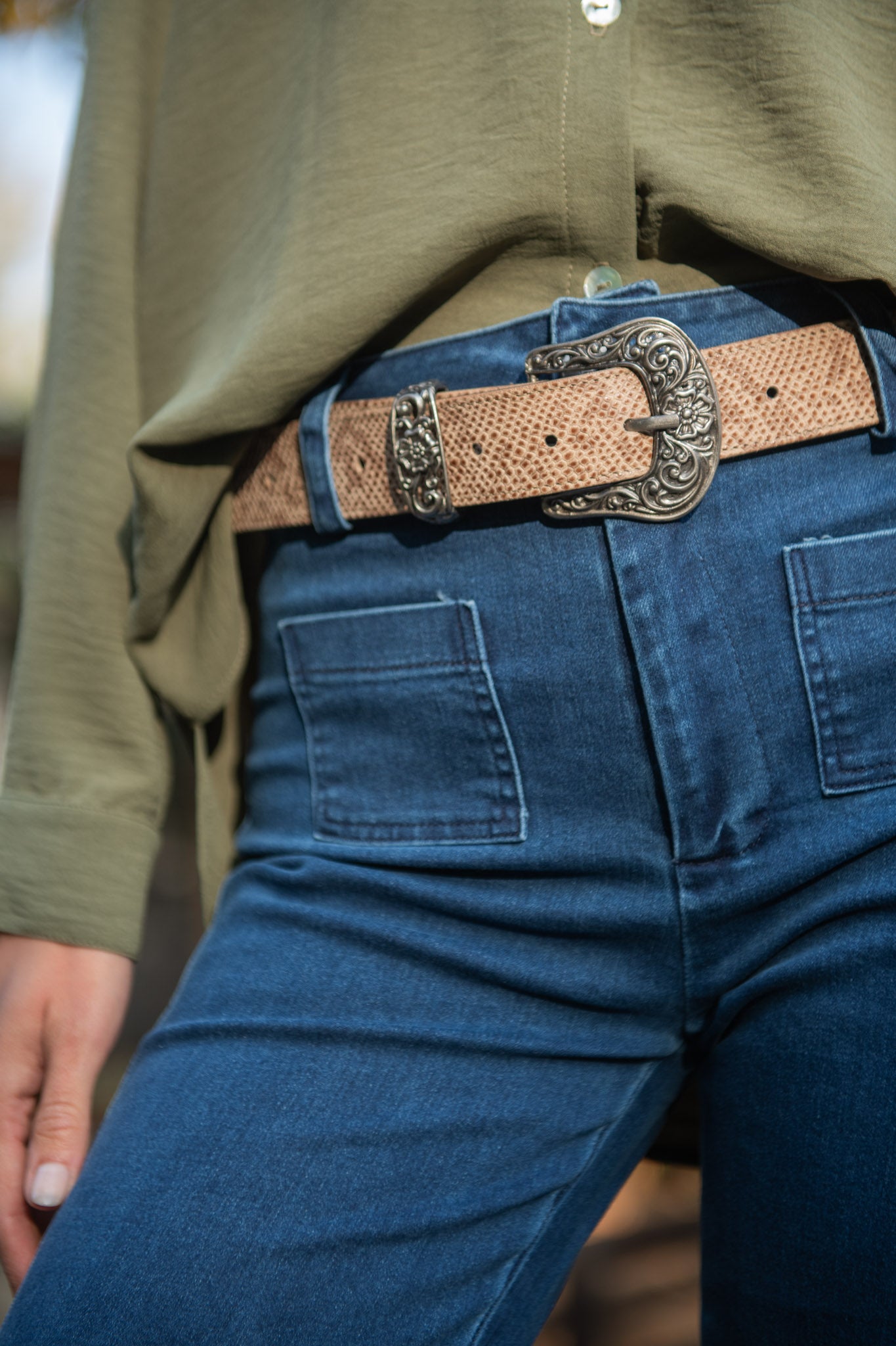 JEANS BOLSILLO AZUL