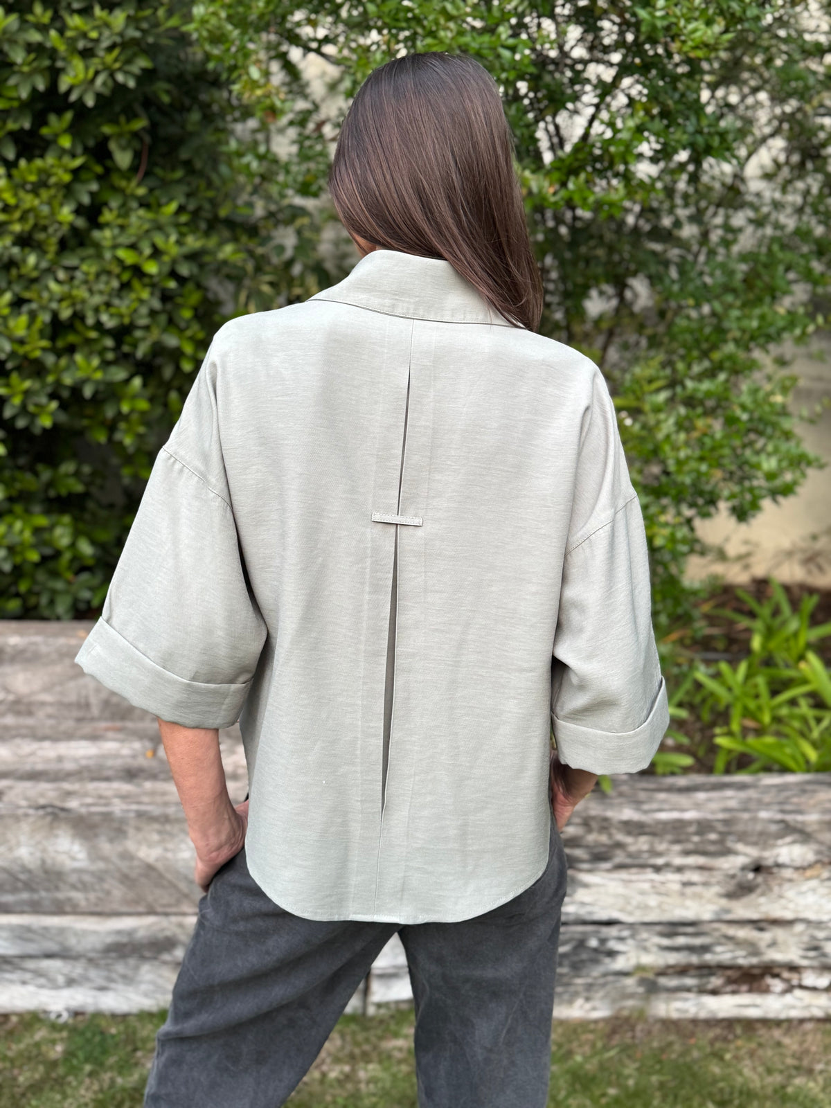 BLUSA JAPONESA OLIVA