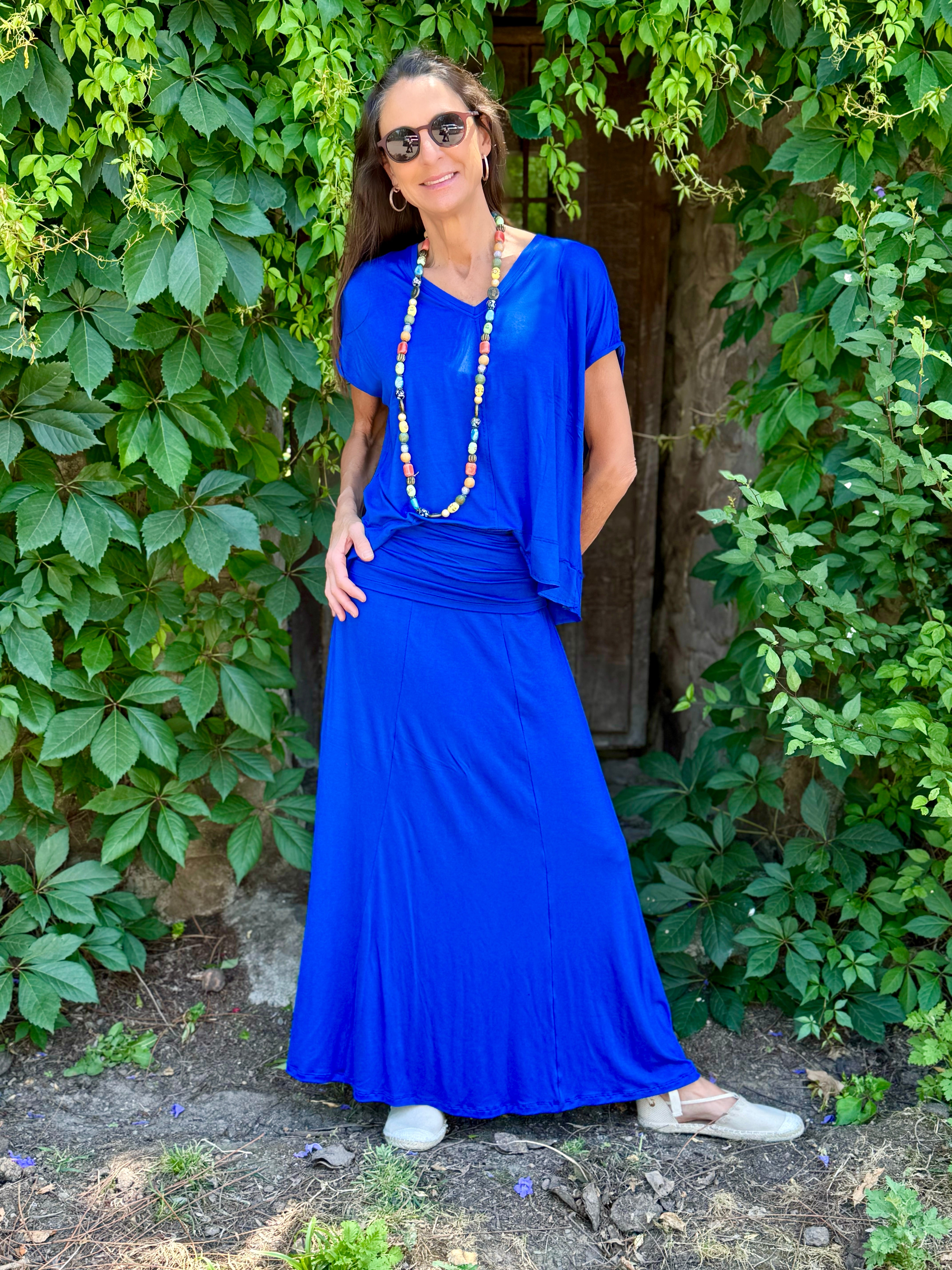 POLLERA PRETINA RECOGIDA