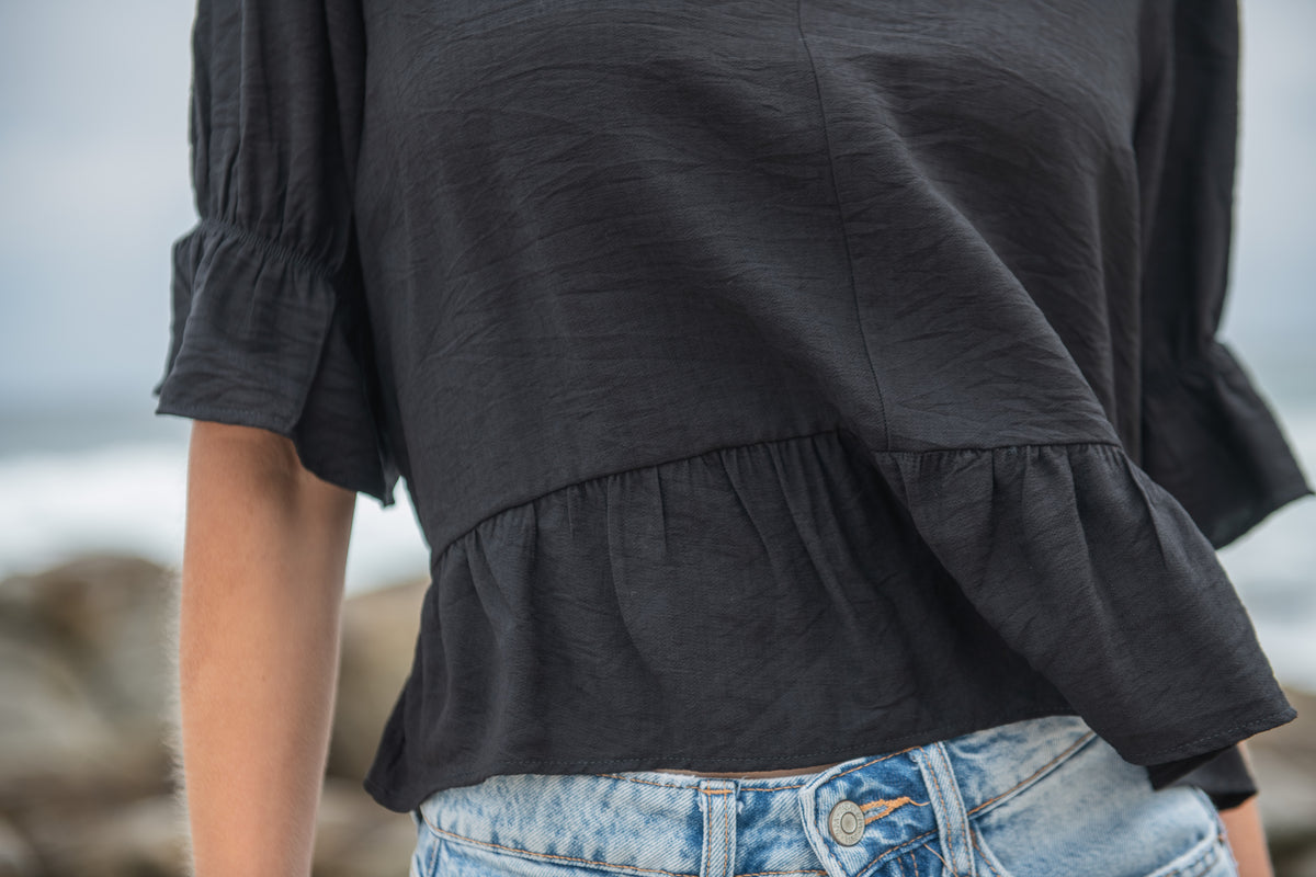 BLUSA MALLORCA NEGRO