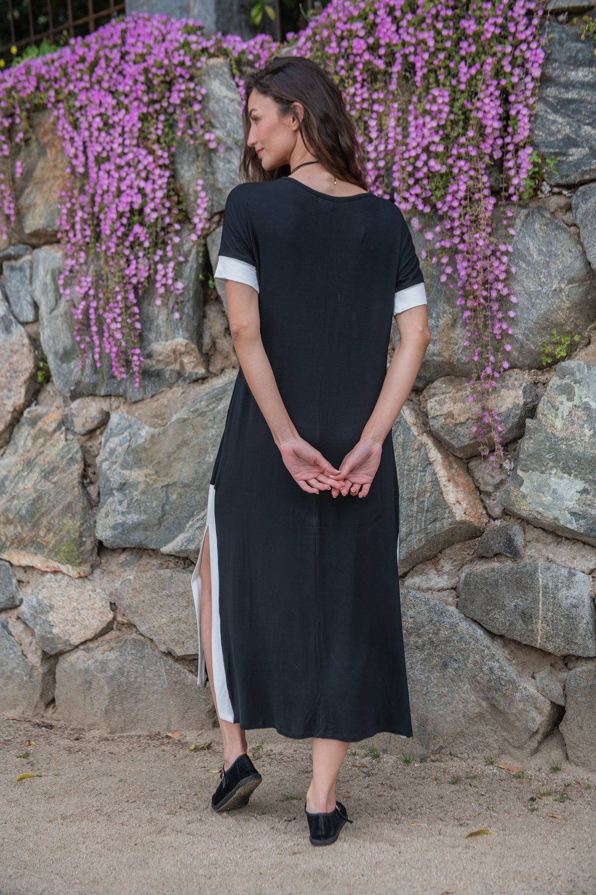 VESTIDO FLORIANAPOLIS 27 NEGRO-CRUDO