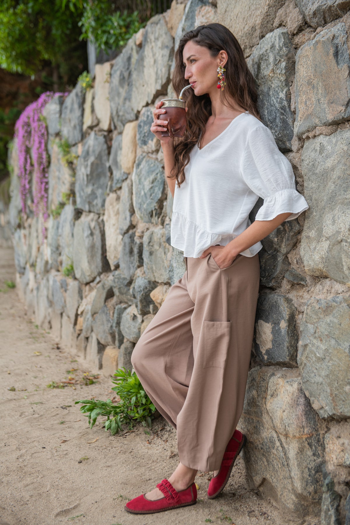 BLUSA MALLORCA BLANCO
