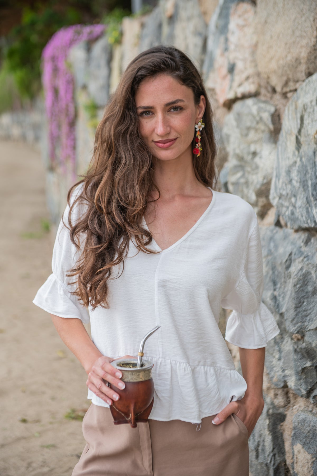 BLUSA MALLORCA BLANCO