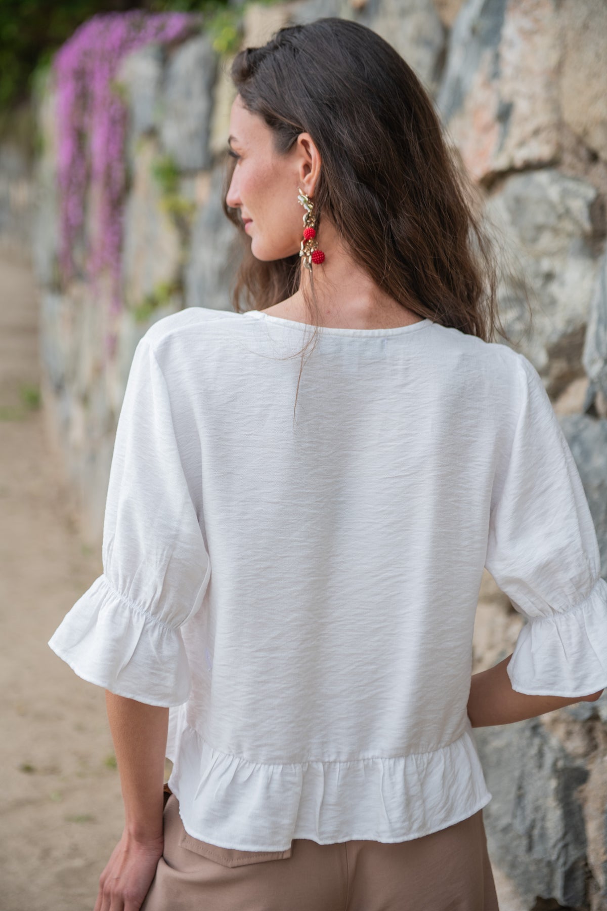 BLUSA MALLORCA BLANCO