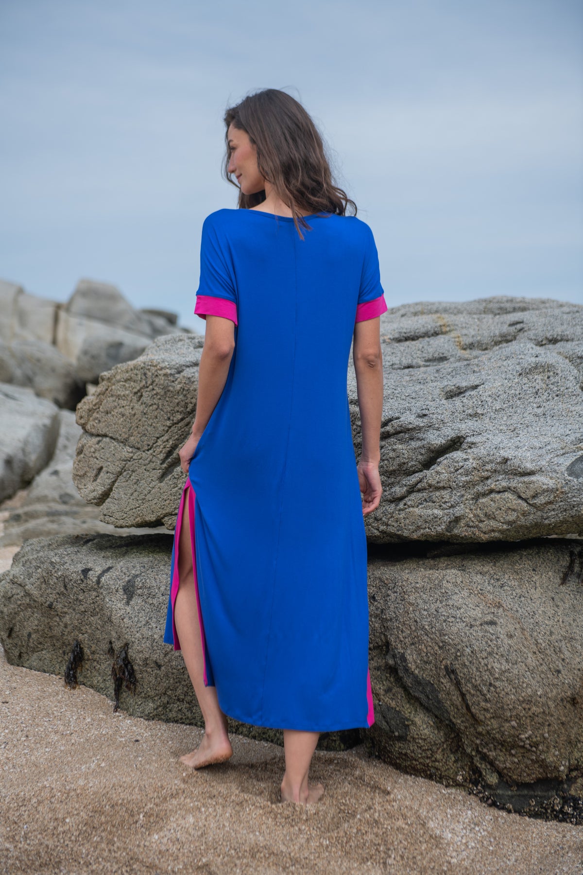 VESTIDO FLORIANAPOLIS 27 AZULINO-FUCSIA