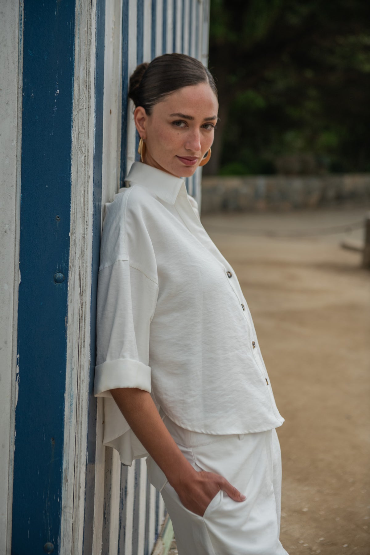 BLUSA JAPONESA BLANCA