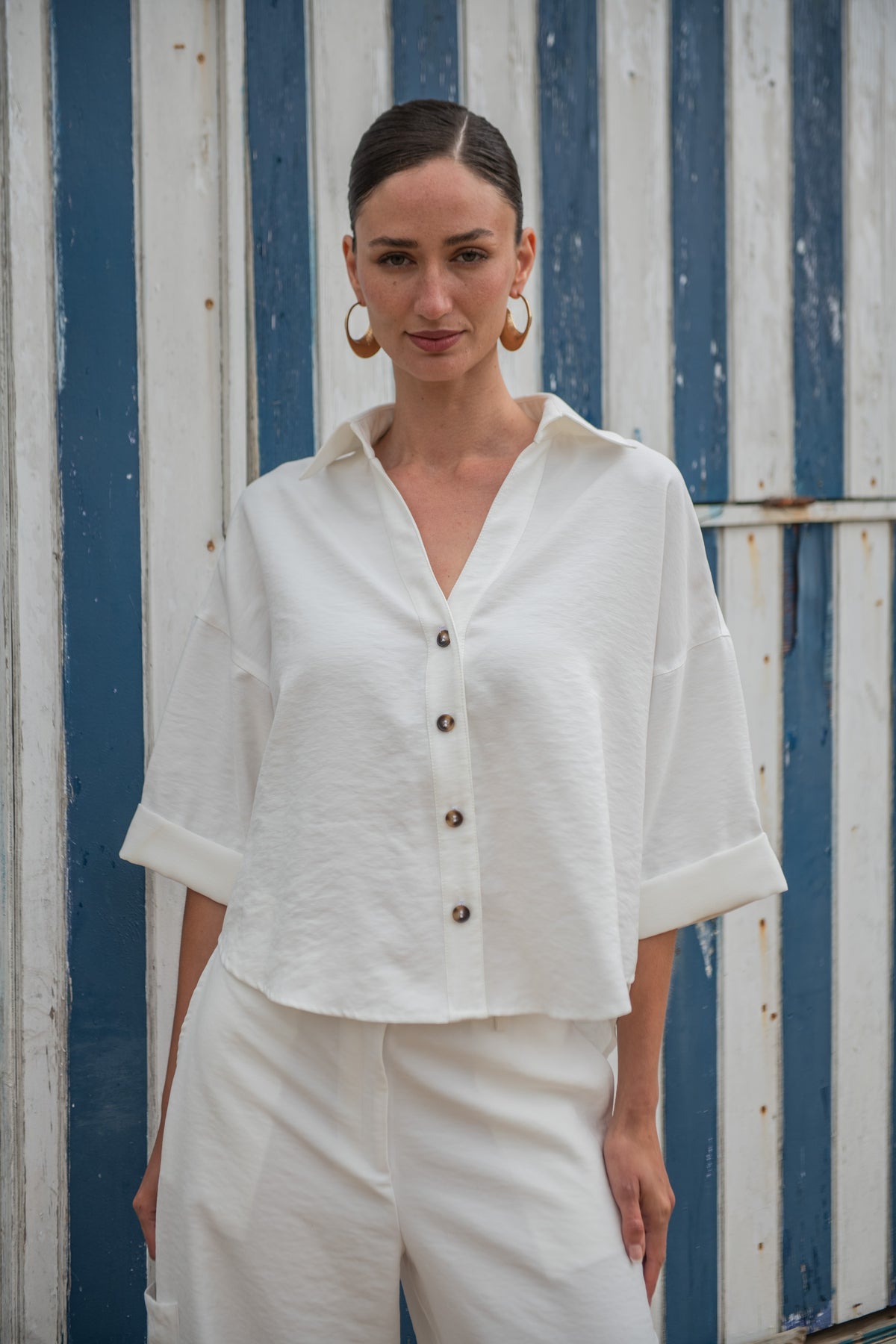 BLUSA JAPONESA BLANCA