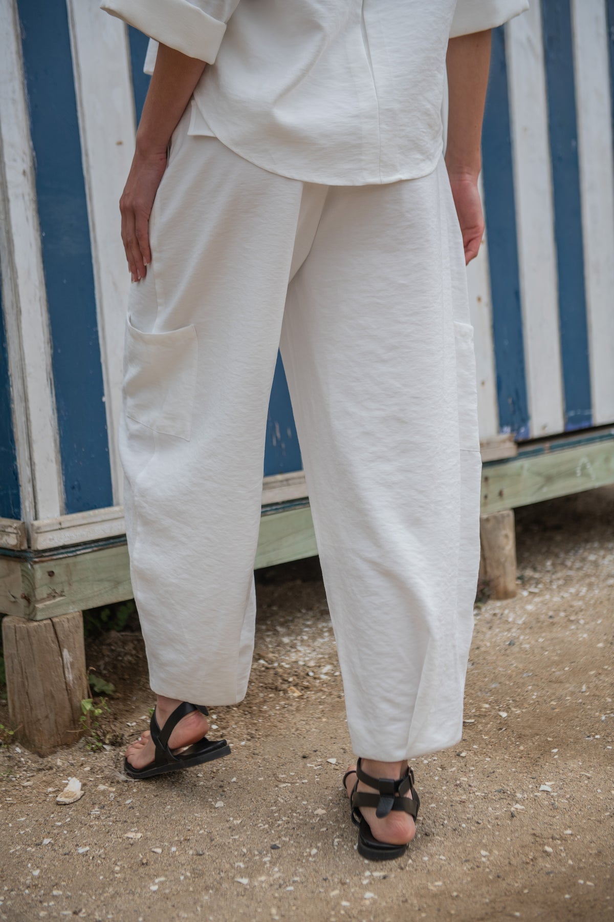 PANTALÓN BOMBACHO BLANCO