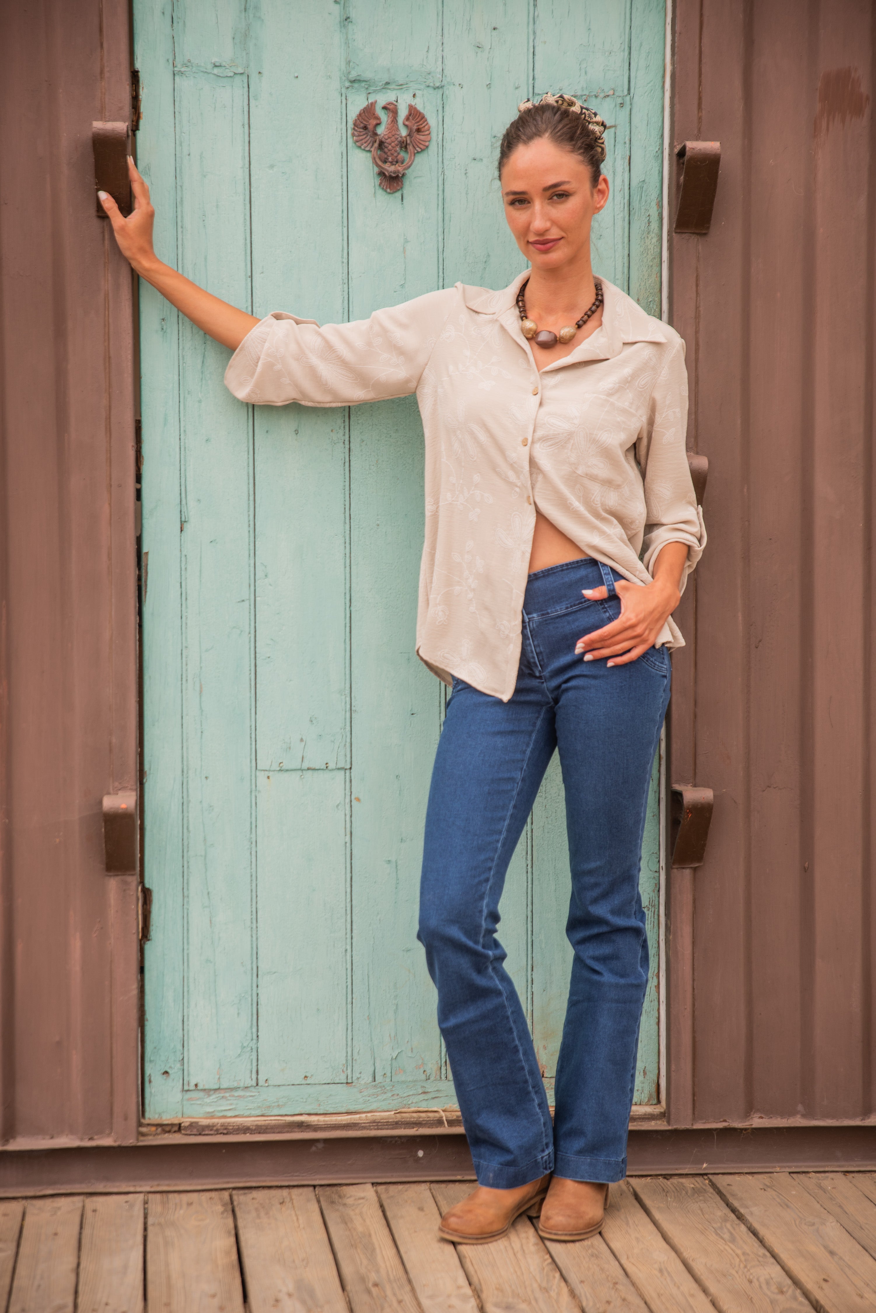 BLUSA BÁRBARA BEIGE