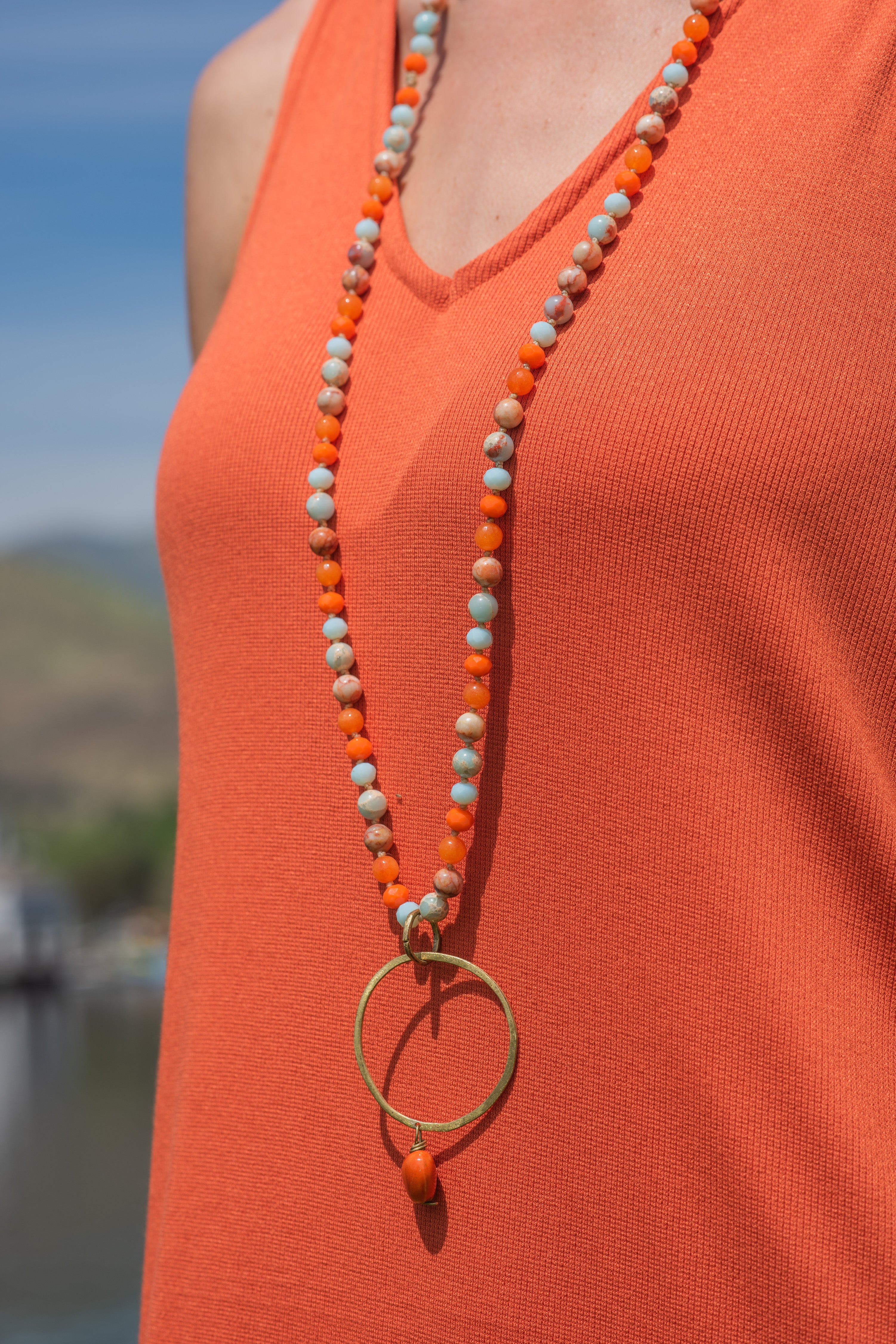 VESTIDO VUELO CANUTÓN LADRILLO