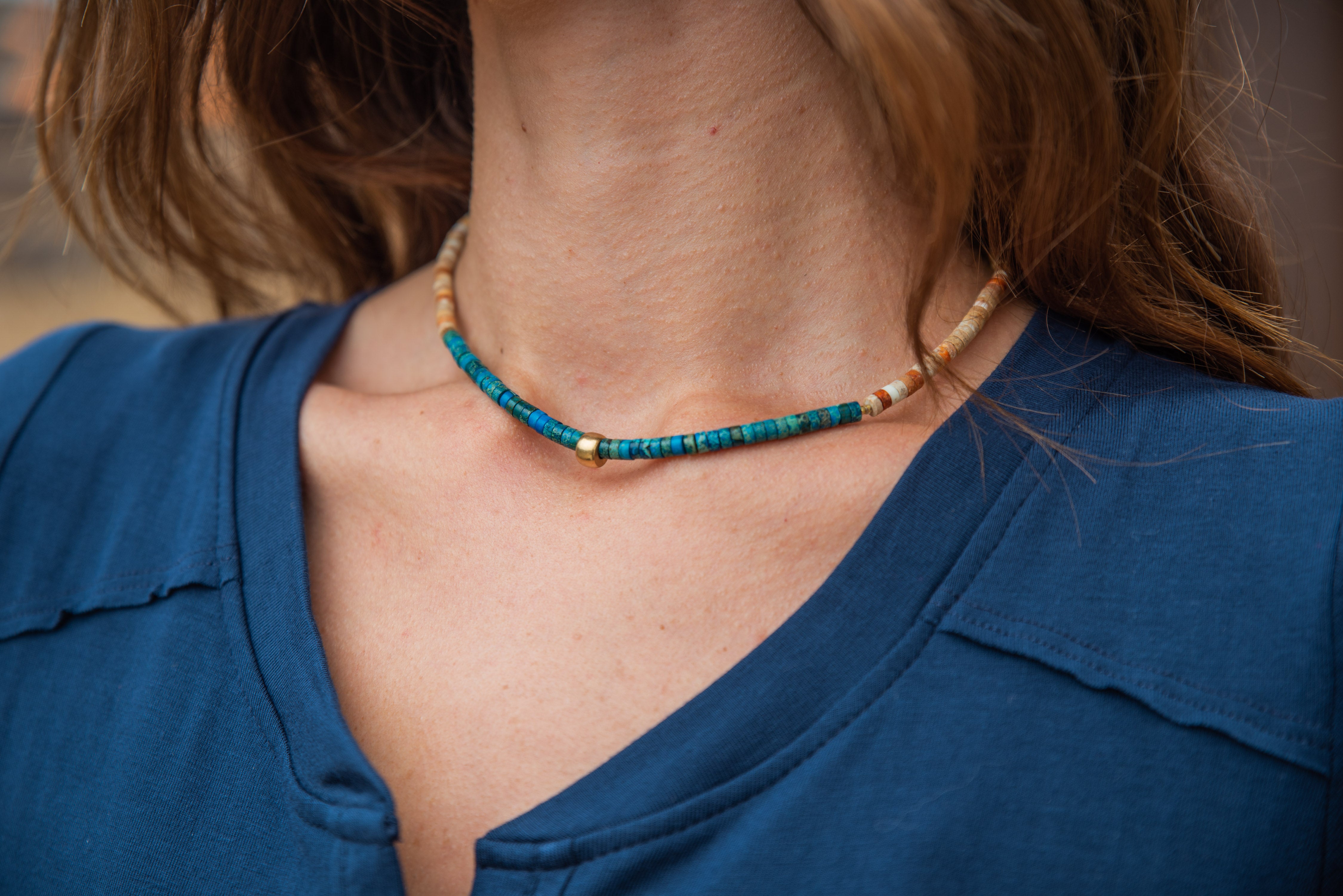 COLLAR AJUSTABLE LOLO AZUL