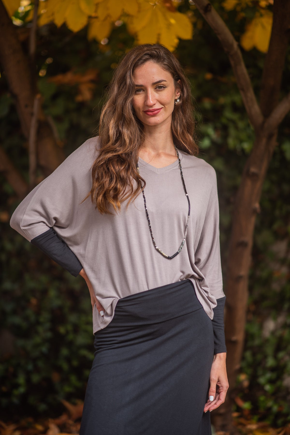 FALDA ROSITA ALGODÓN NEGRO