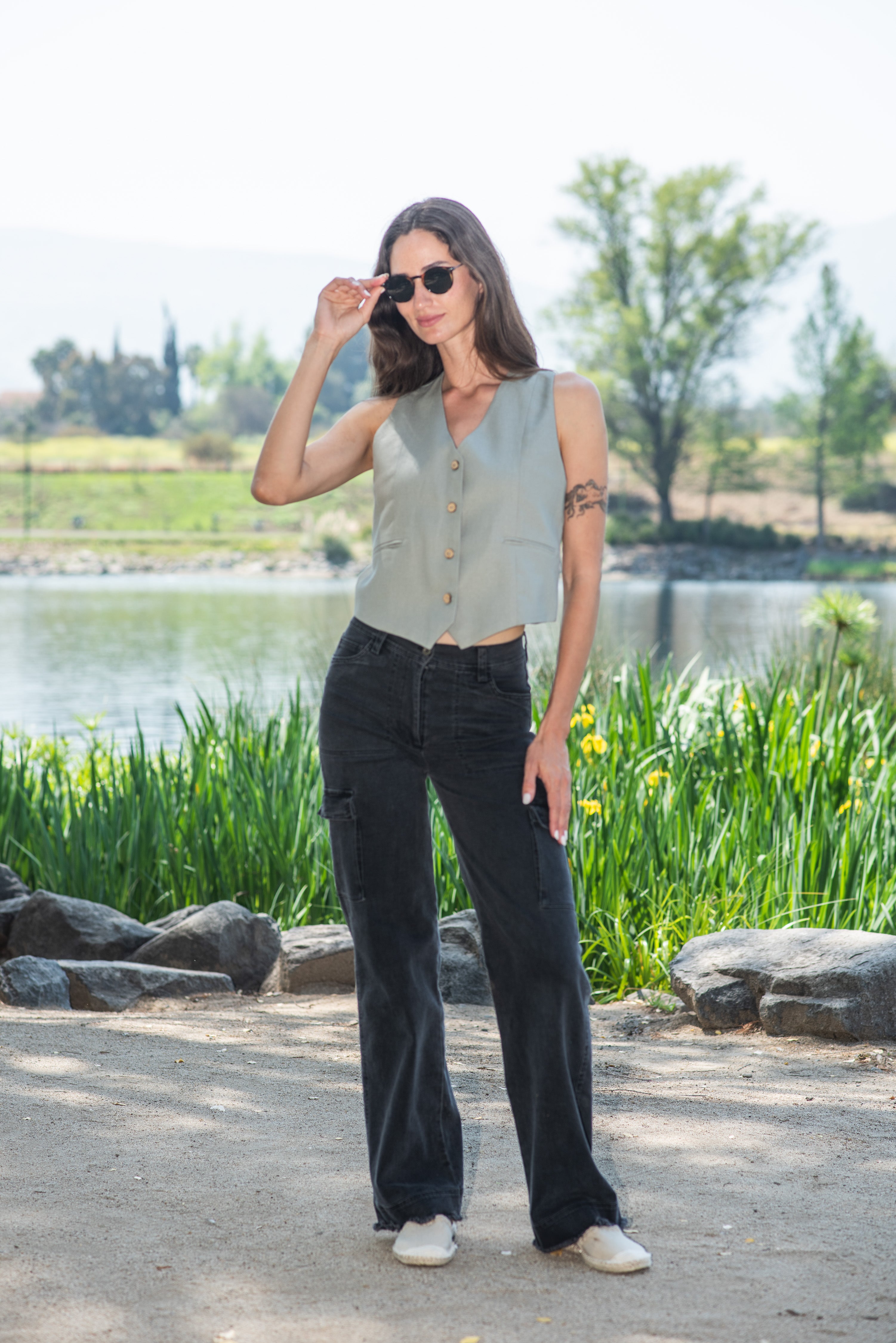 PANTALÓN JEANS CARGO