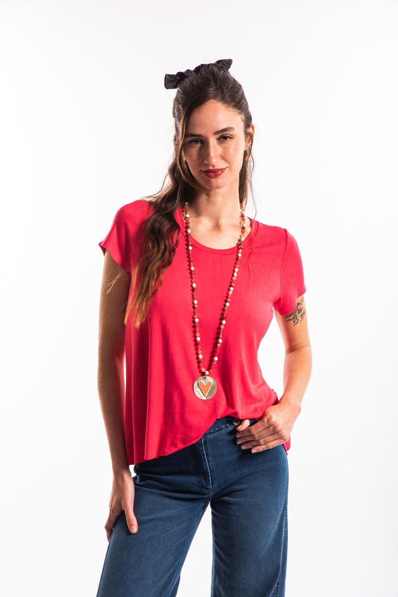POLERA CAPAS MANGA CORTA