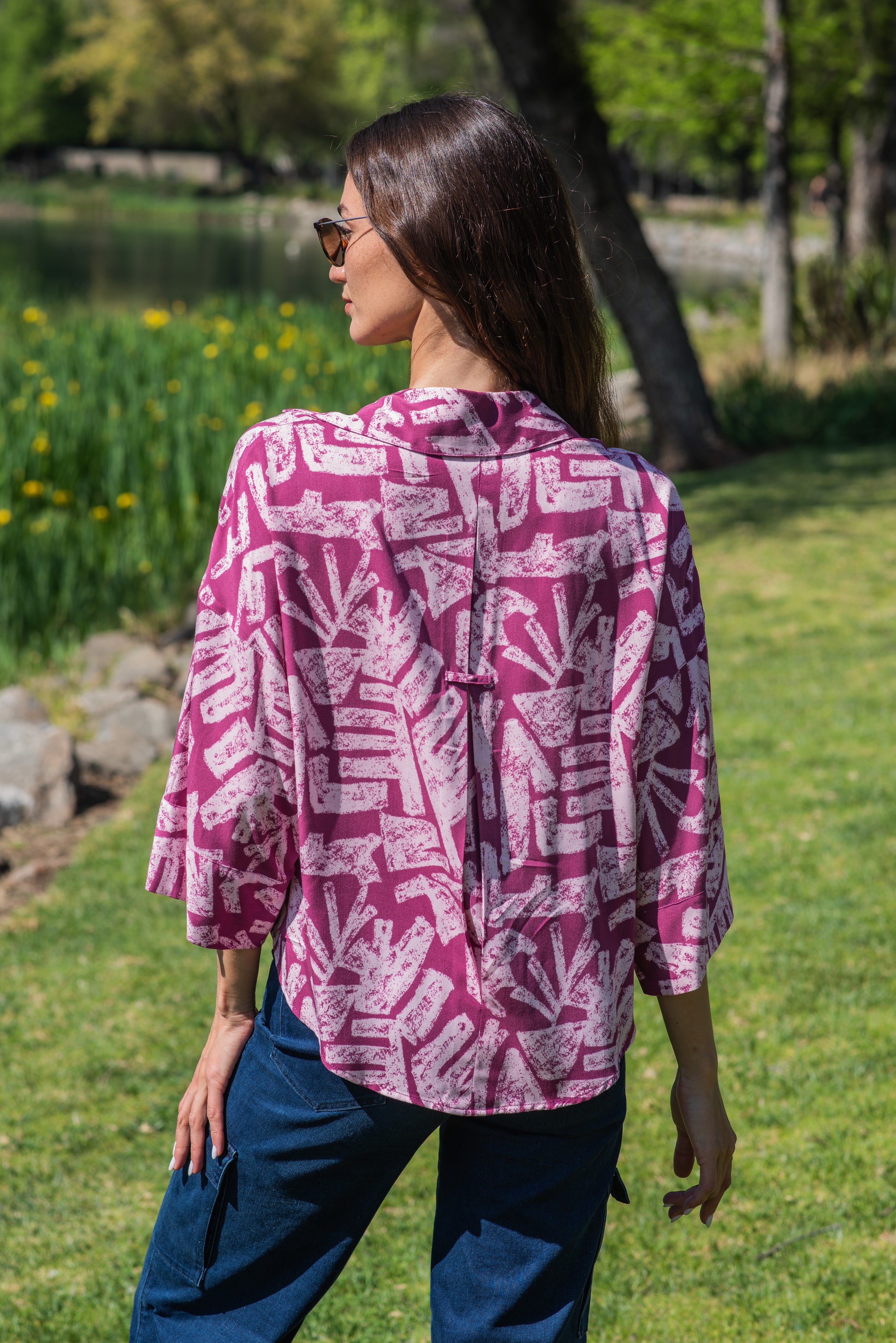 BLUSA SARA ESTAMPADA