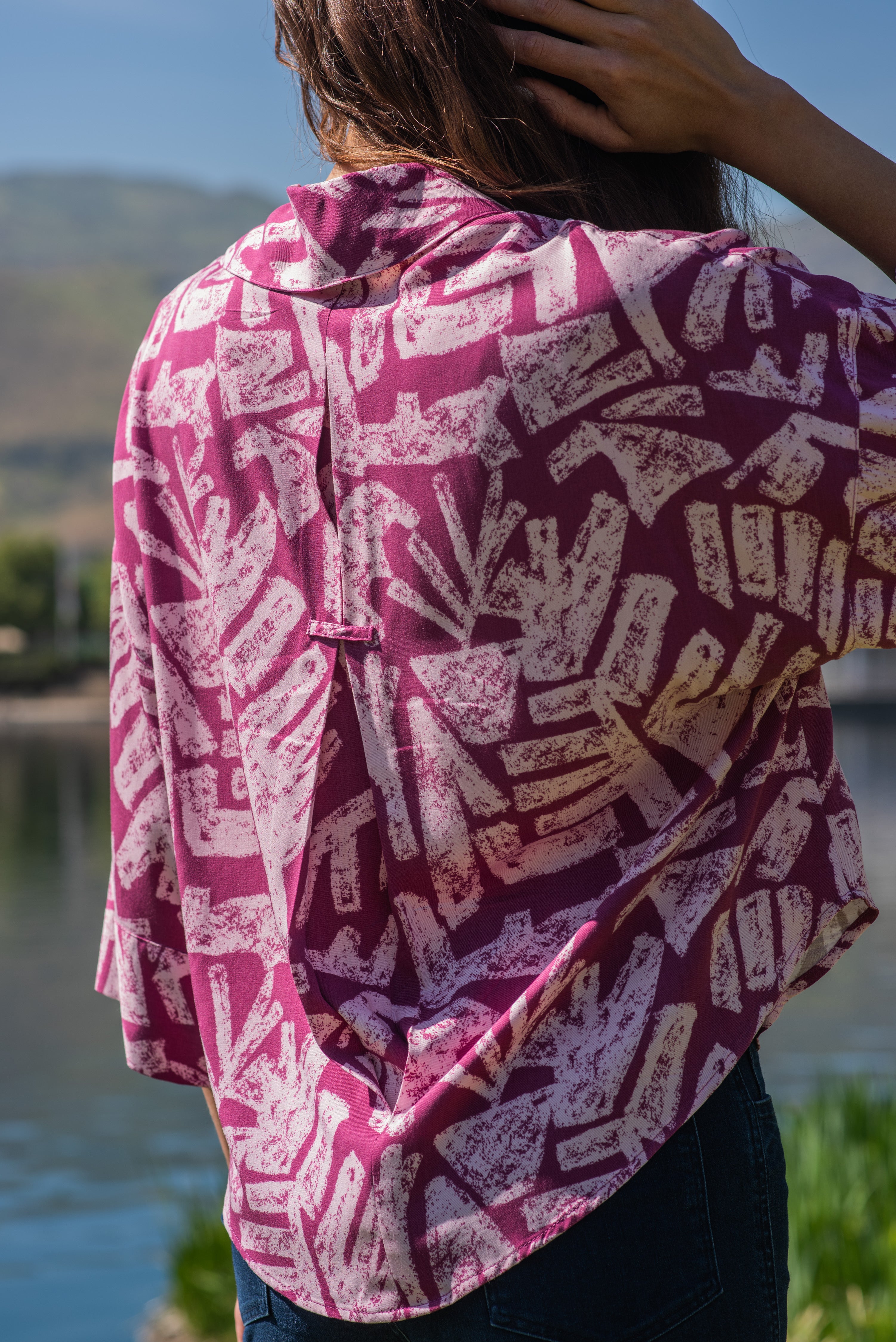 BLUSA SARA ESTAMPADA