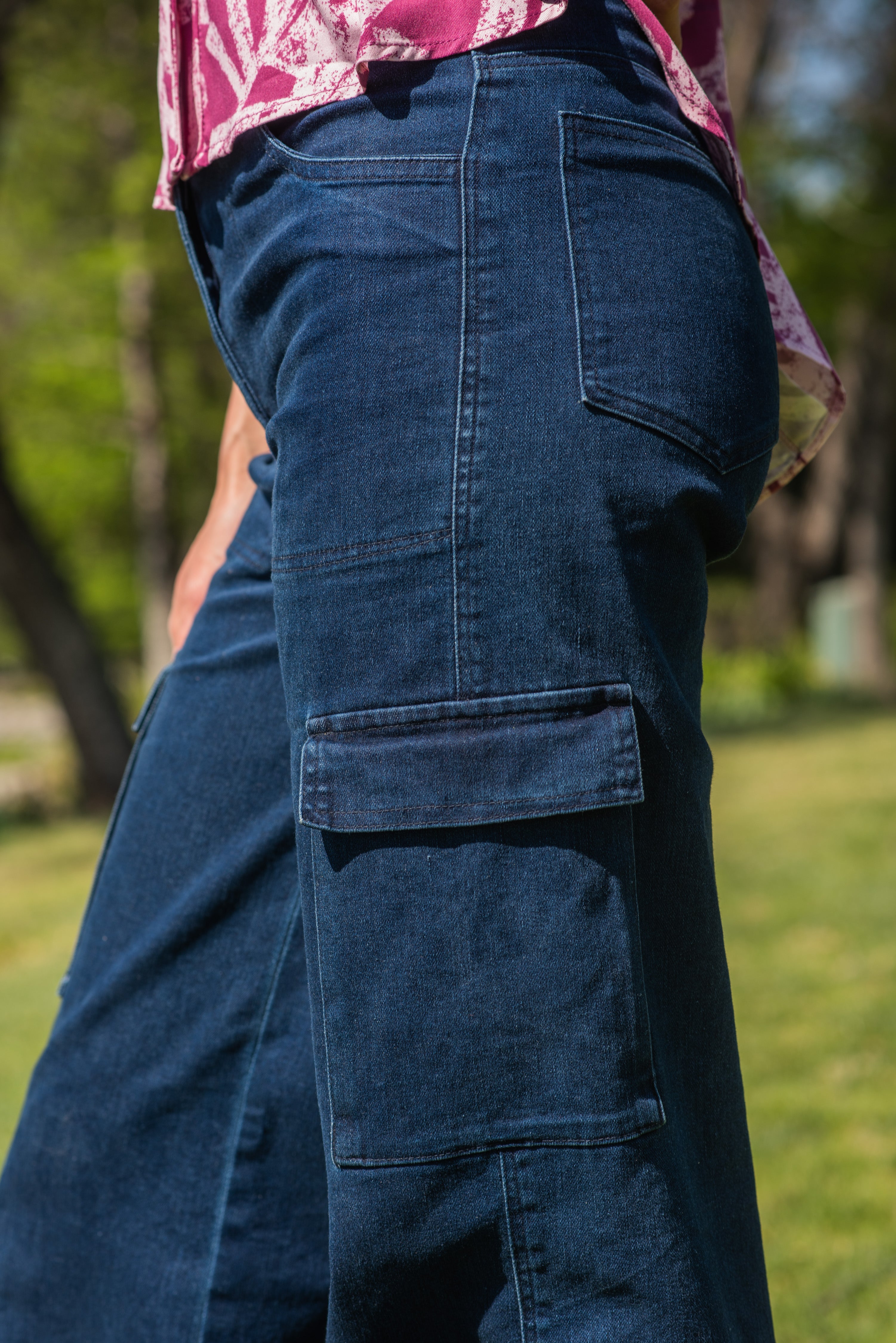 PANTALÓN JEANS CARGO