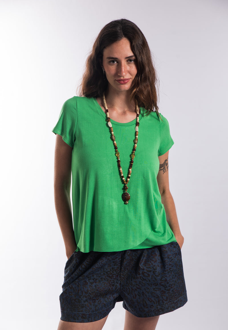POLERA CAPAS MANGA CORTA
