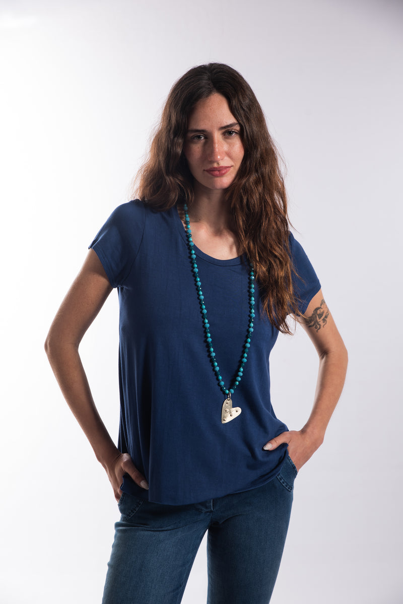 POLERA CAPAS MANGA CORTA
