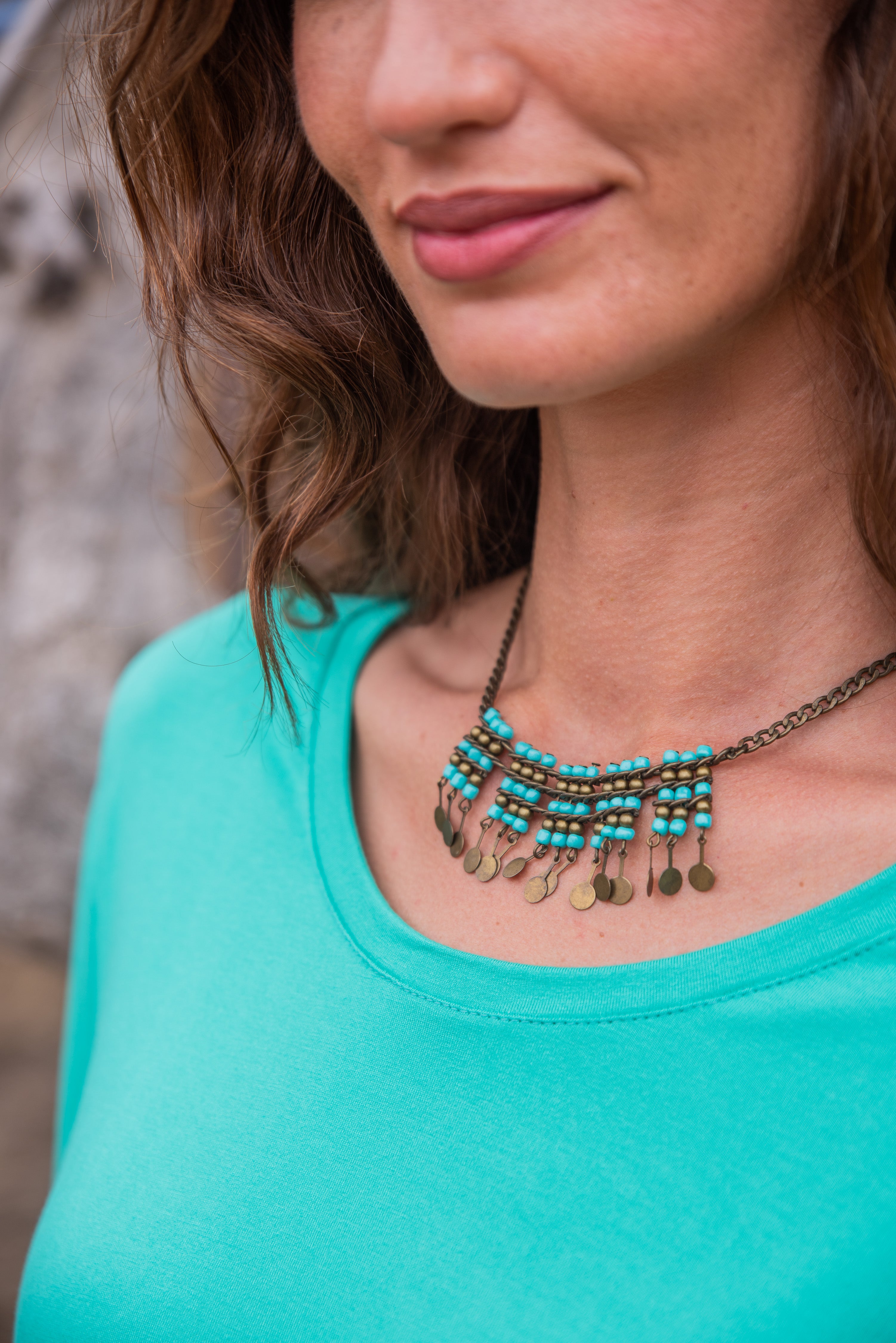 COLLAR TURQUESA