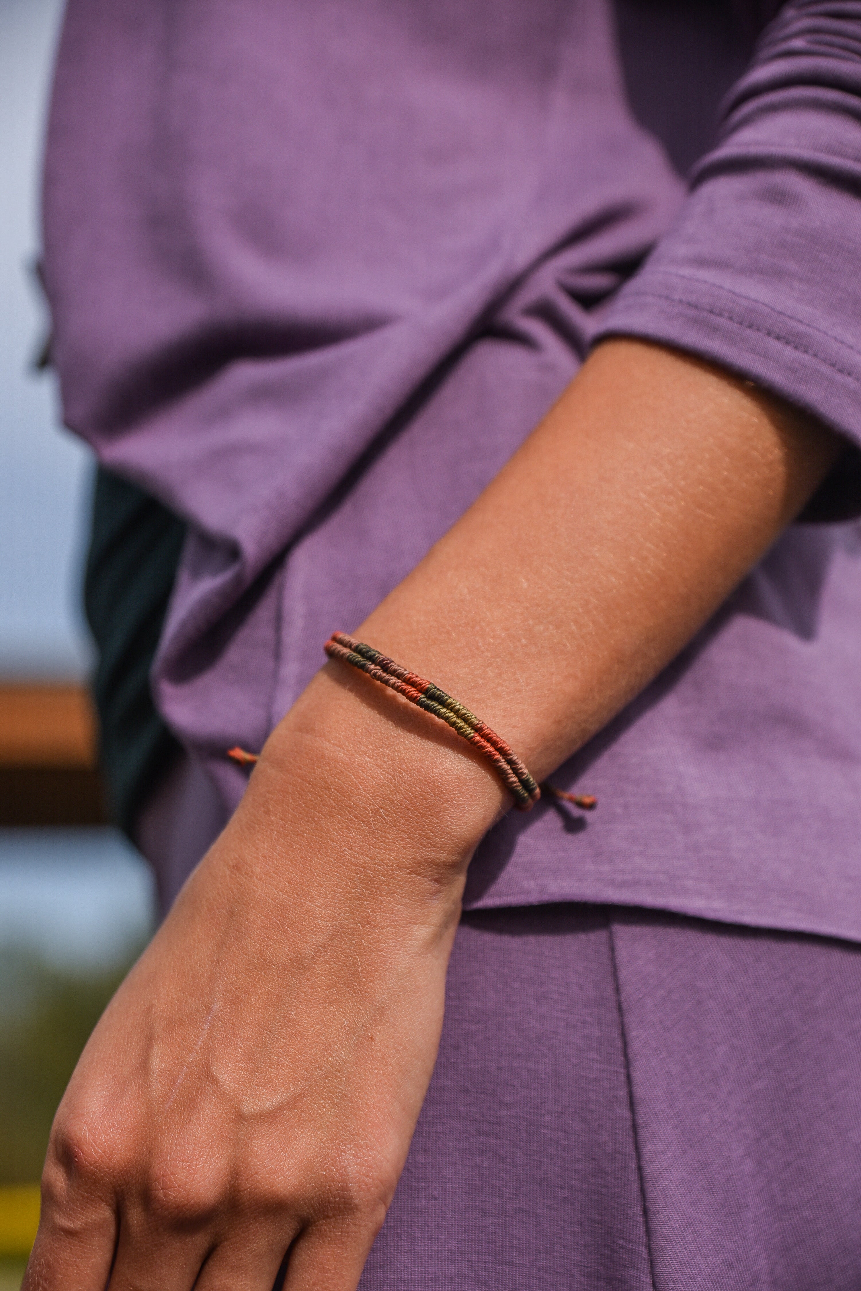 PULSERA MACRAME TEJIDA