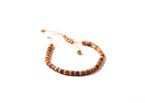 PULSERA PIEDRA NATURAL NARANJO