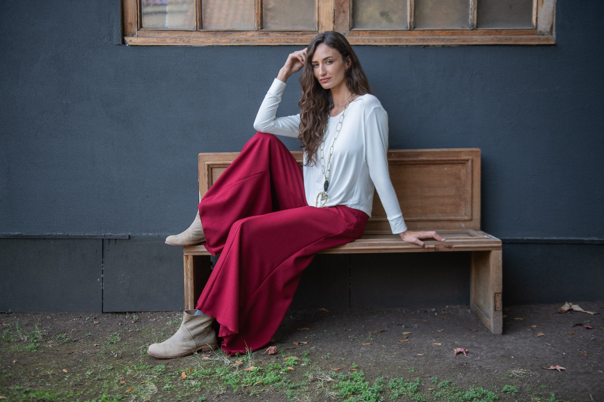 PANTALÓN COTY BURDEO