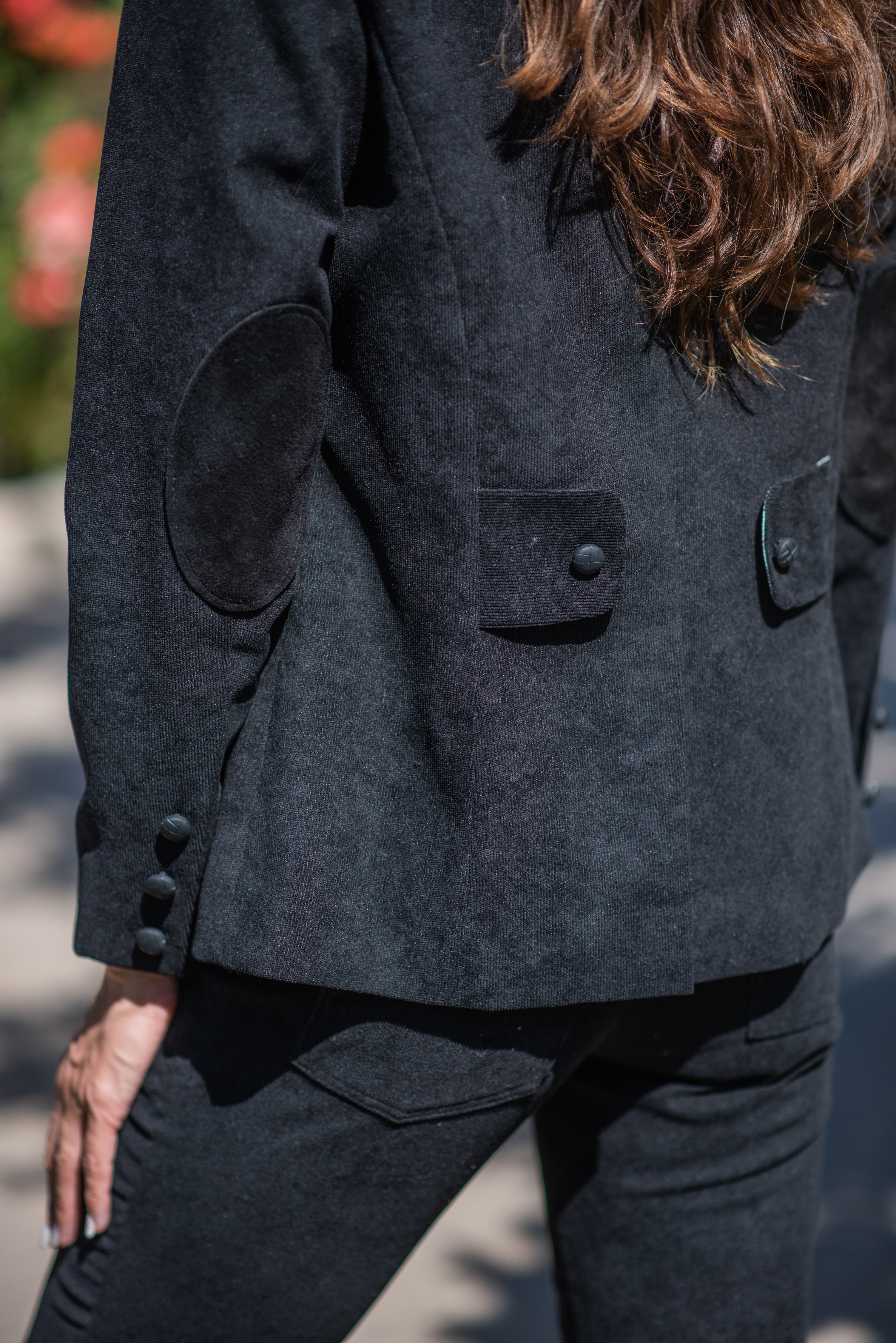 BLAZER CLARA COTELÉ NEGRO