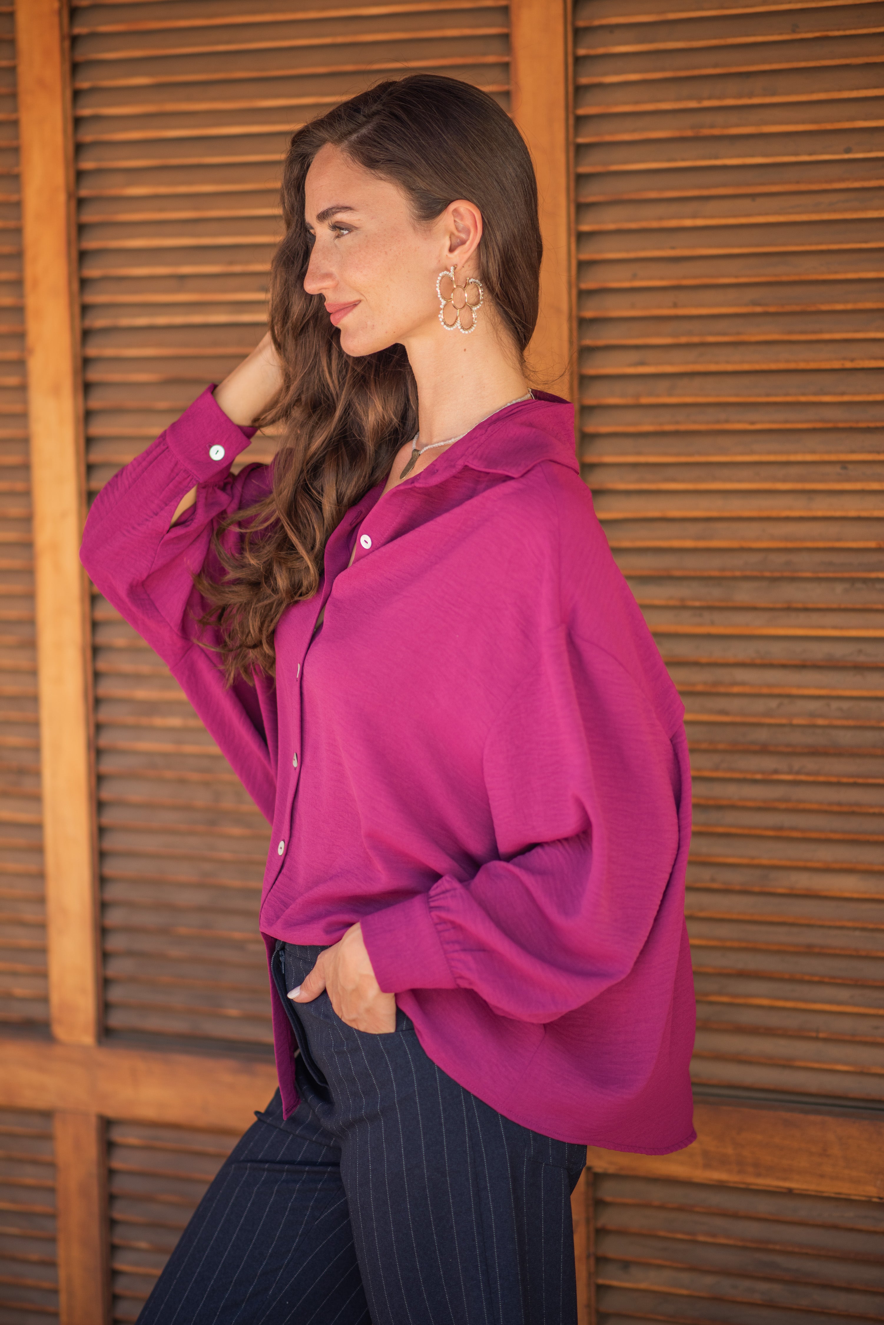 BLUSA ISABEL BURDEO