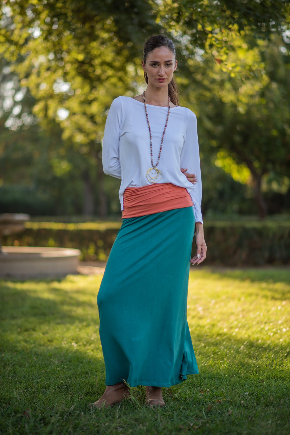 FALDA ROSITA ALGODÓN PETRÓLEO